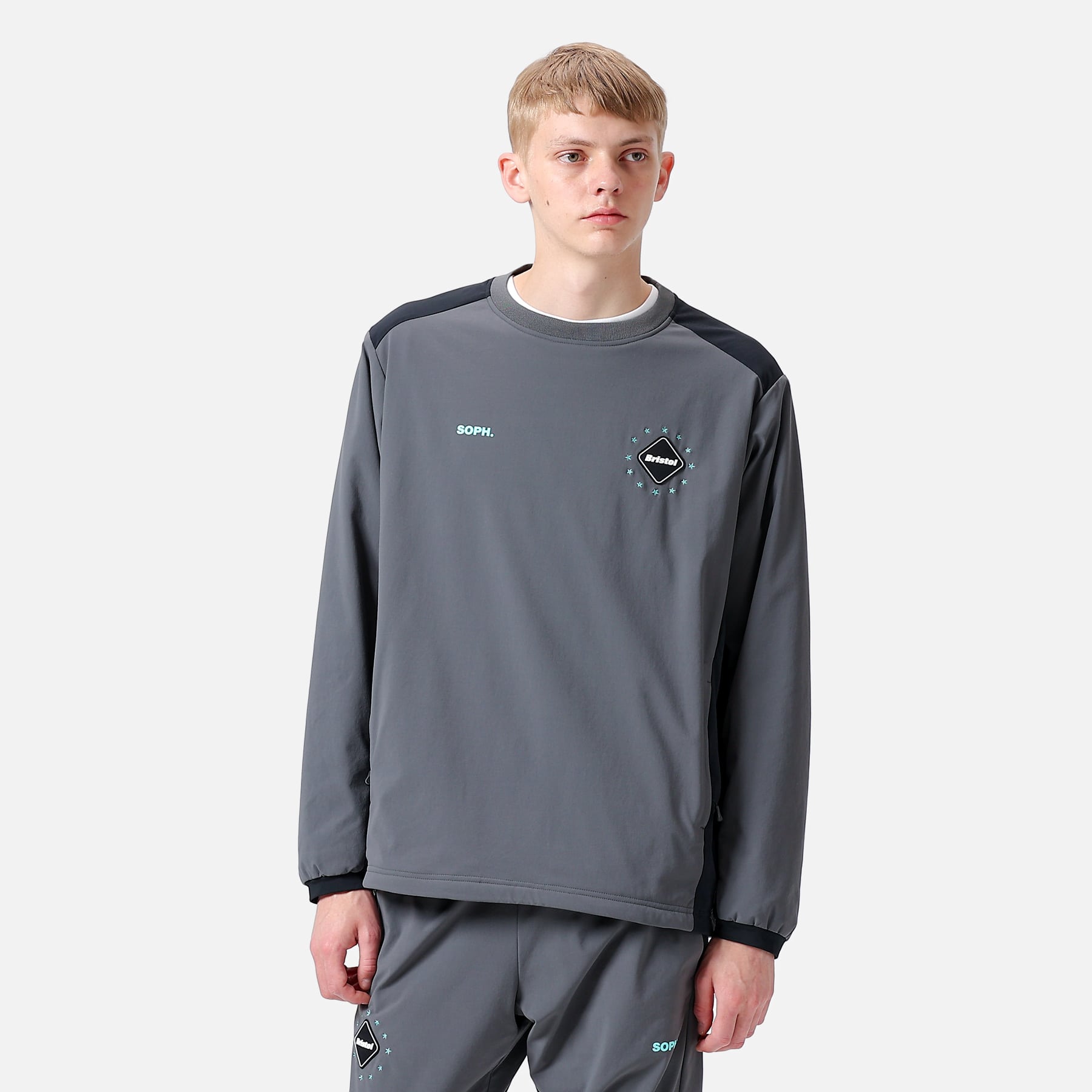 22AW FCRB LYCRA TRACK CREWNECK TOP nike