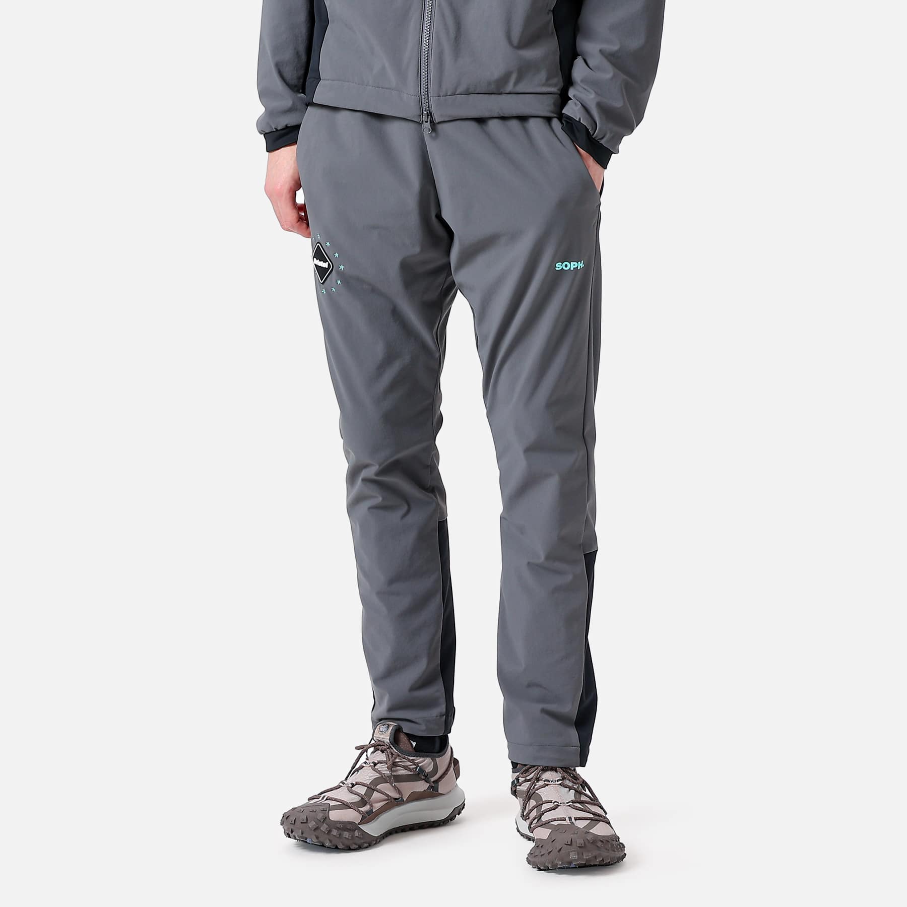 SOPH. | LYCRA TRACK PANTS(M GRAY):