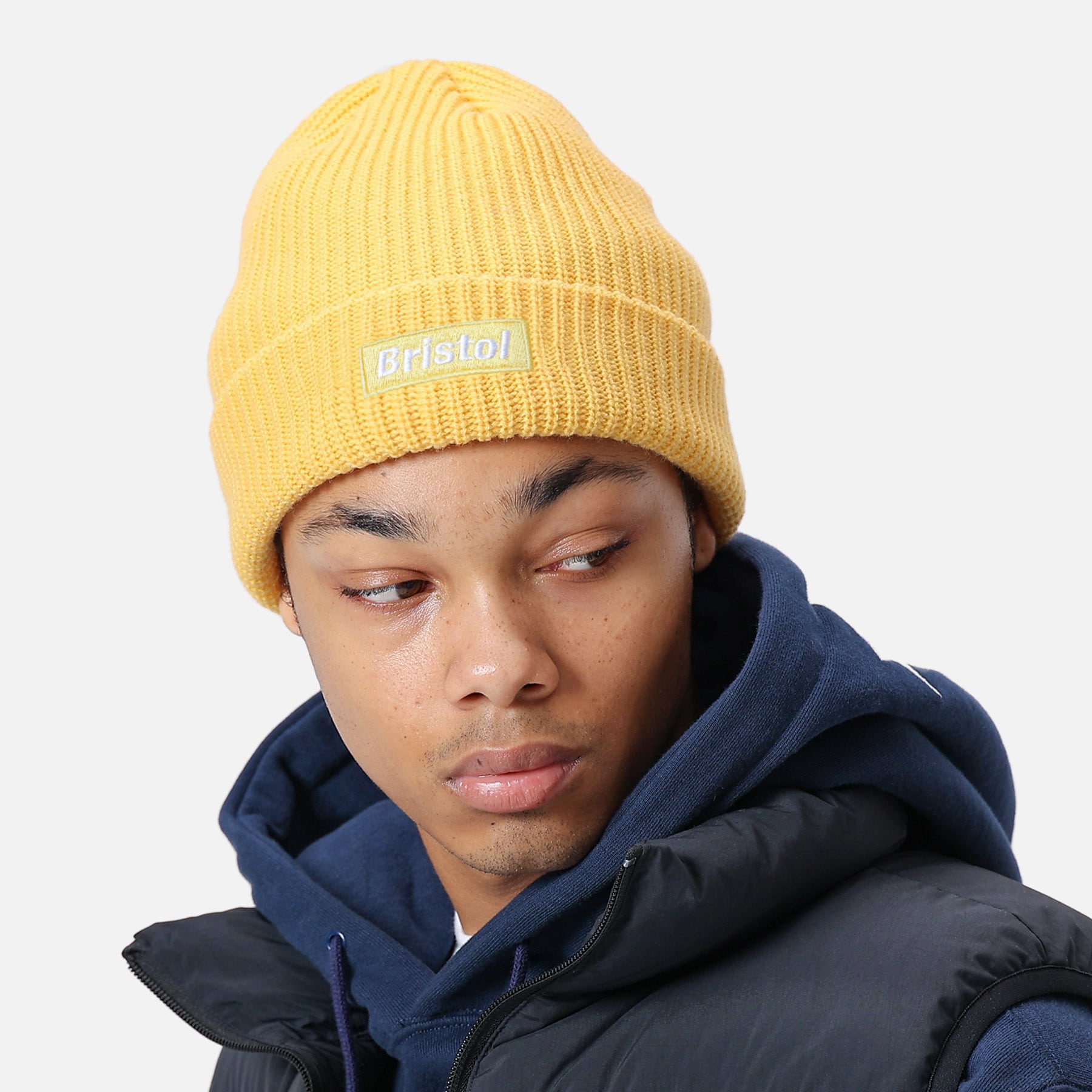 SOPH. | SMALL CLASSIC LOGO BEANIE(FREE YELLOW):