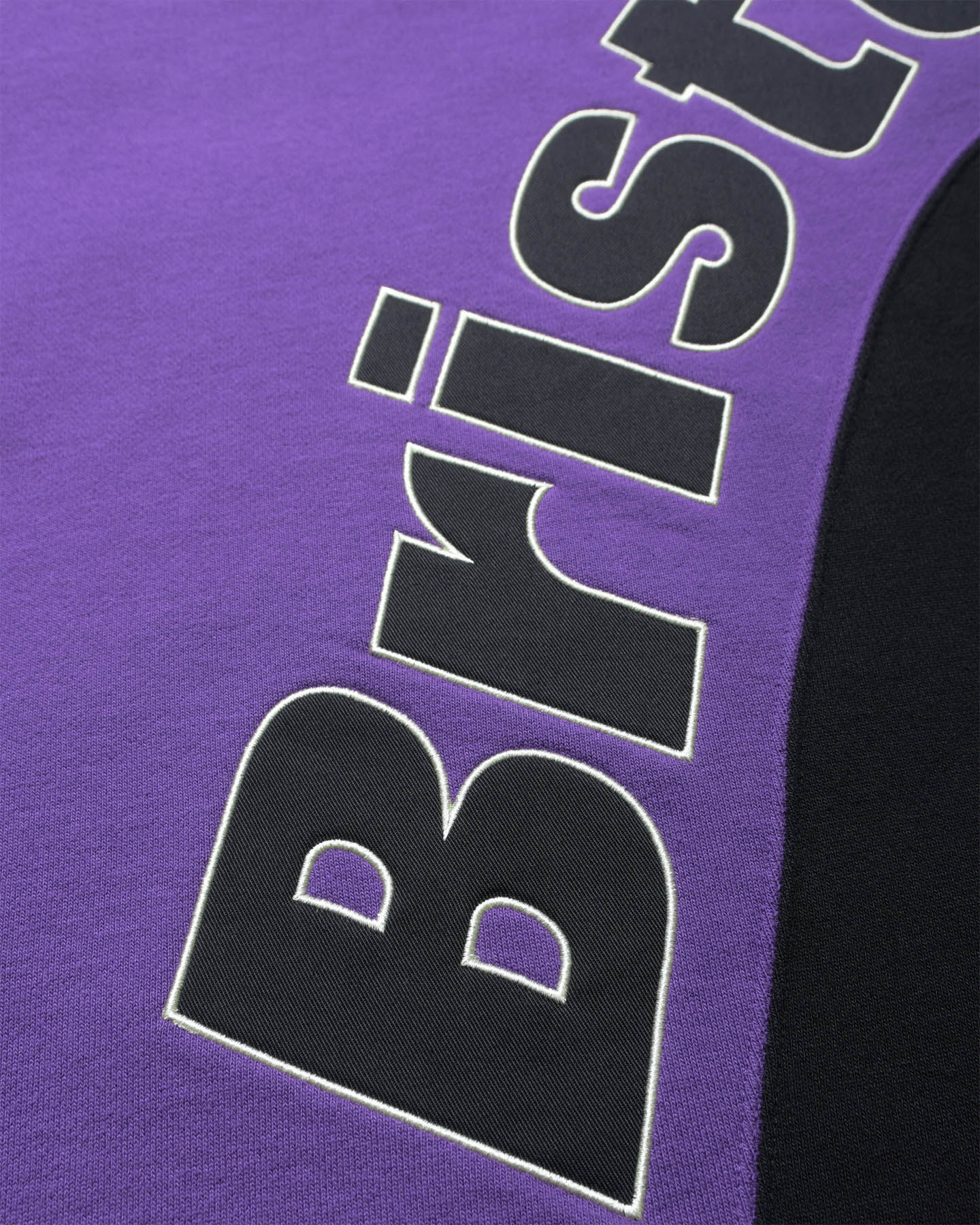 SOPH. | BIG LOGO PANELED CREWNECK SWEAT(M PURPLE):