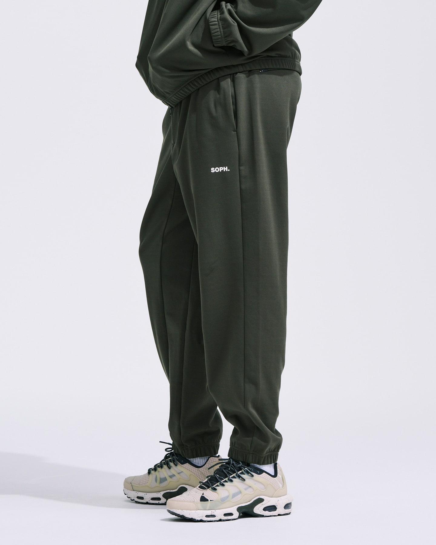 SOPH. | PDK SHIRRING HEM PANTS(L KHAKI):