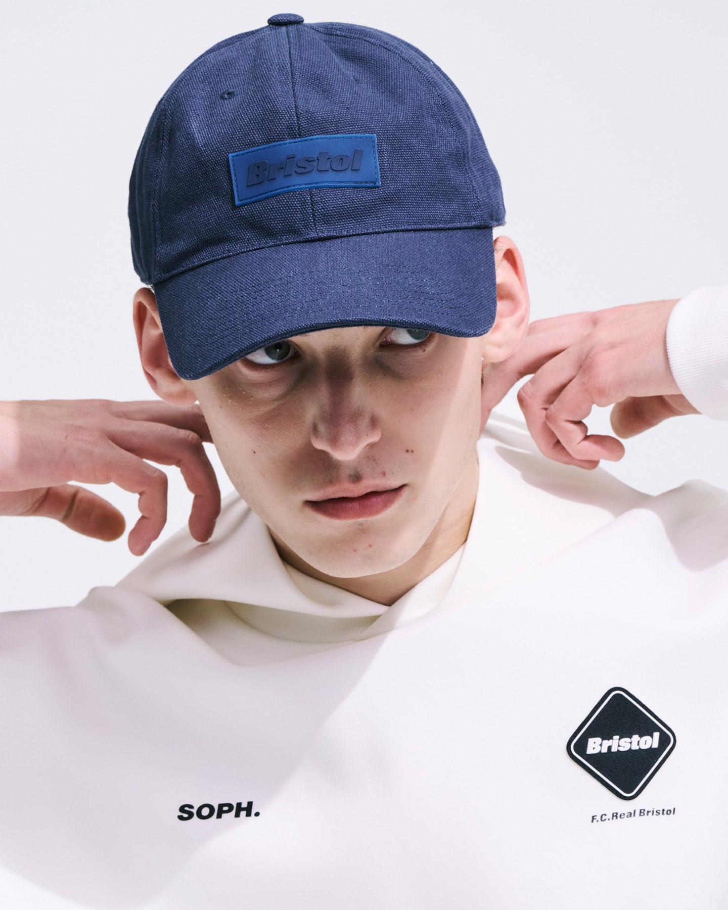 SOPH. | RUBBER PATCH CAP(FREE NAVY):