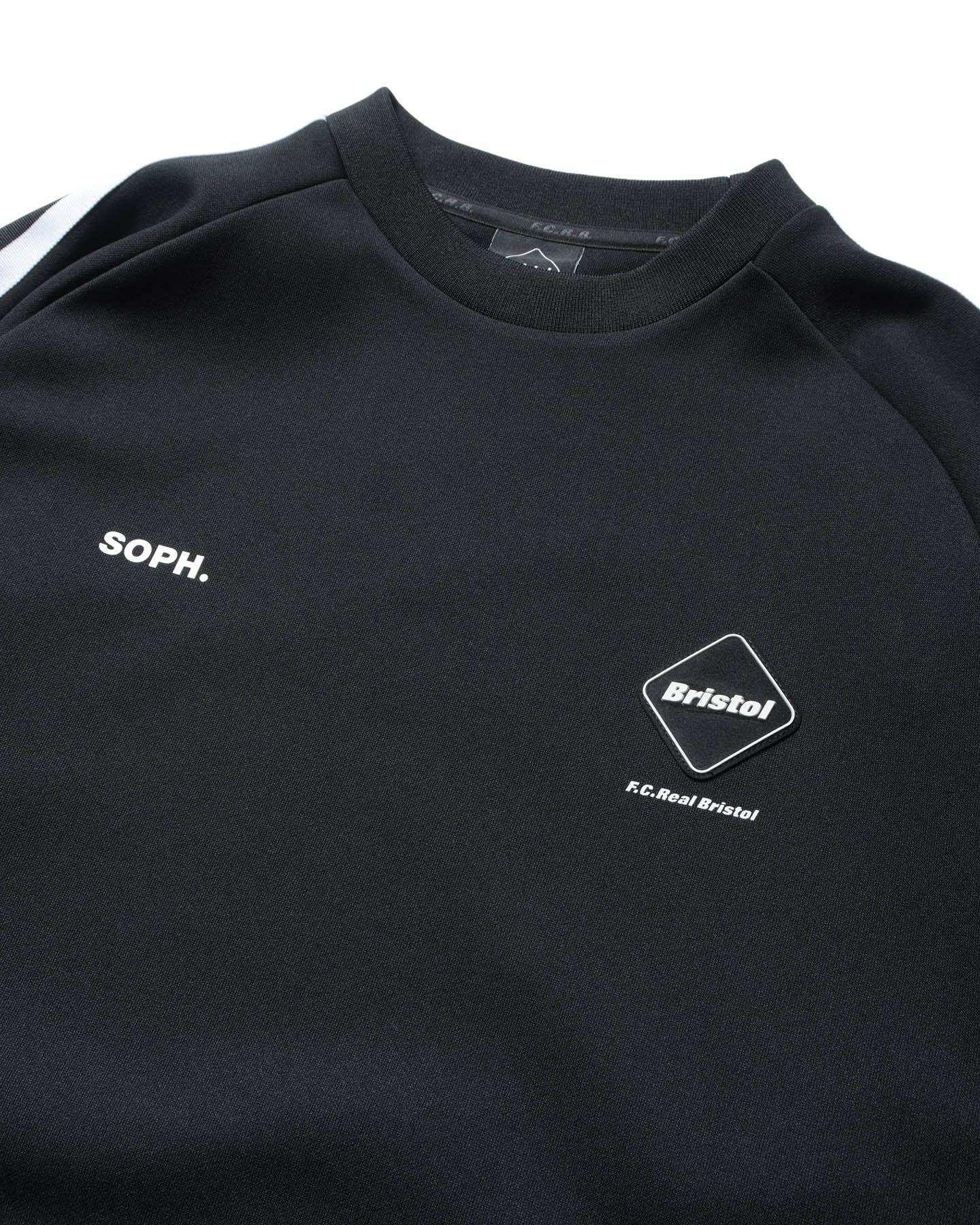 SOPH. | TRAINING TRACK CREWNECK TOP(M BLACK):