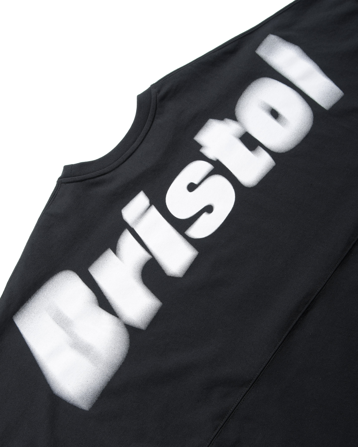 SOPH. | BLURRED BIG LOGO L/S TEAM BAGGY TEE(M BLACK):