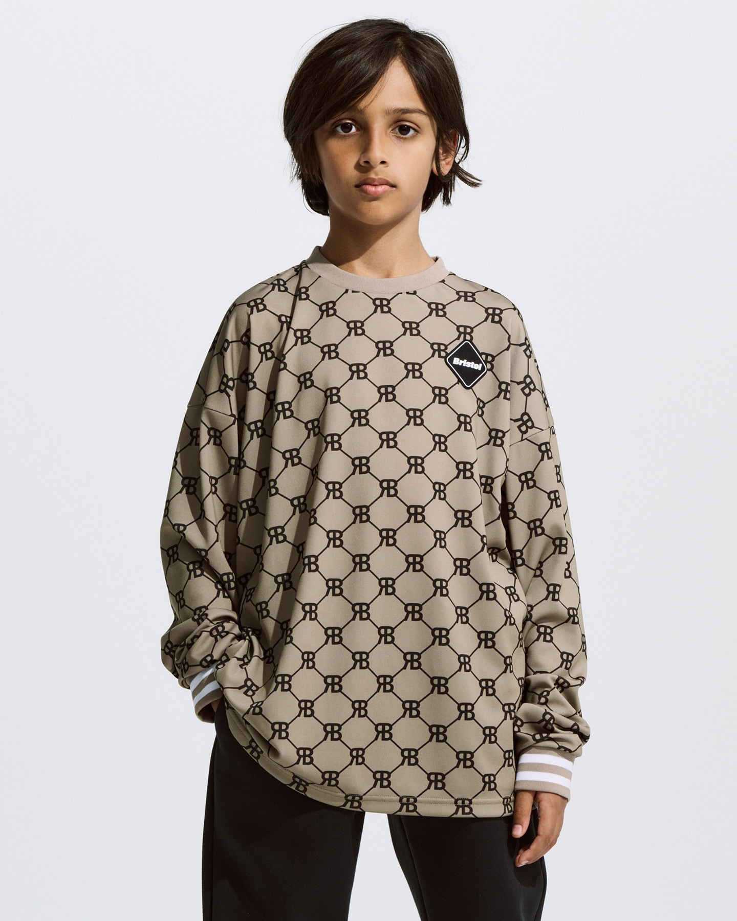 SOPH. | MONOGRAM L/S TOP(M (120-130) BEIGE):