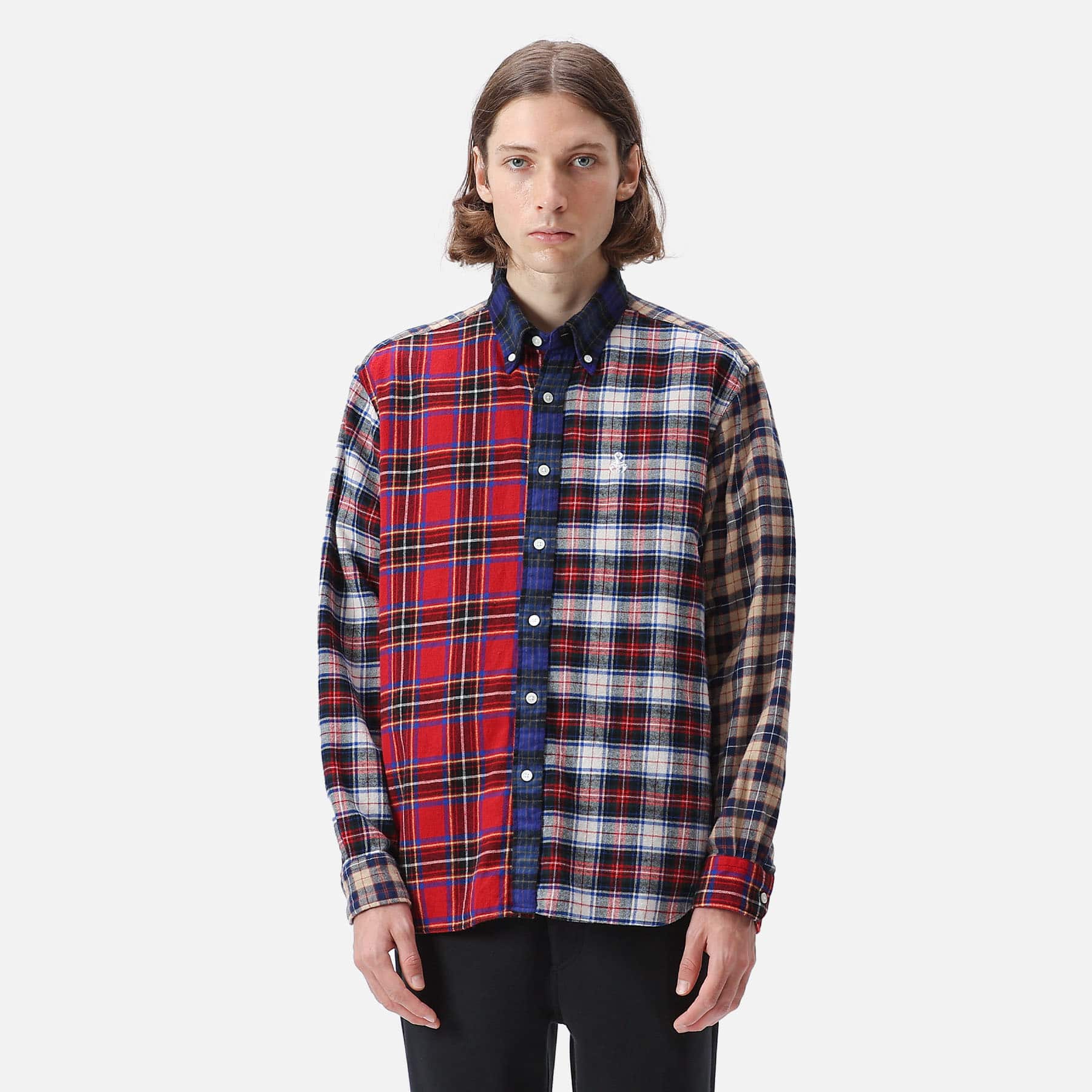 SOPH. | FLANNEL CHECK SCORPION BIG B.D SHIRT(M MULTI):