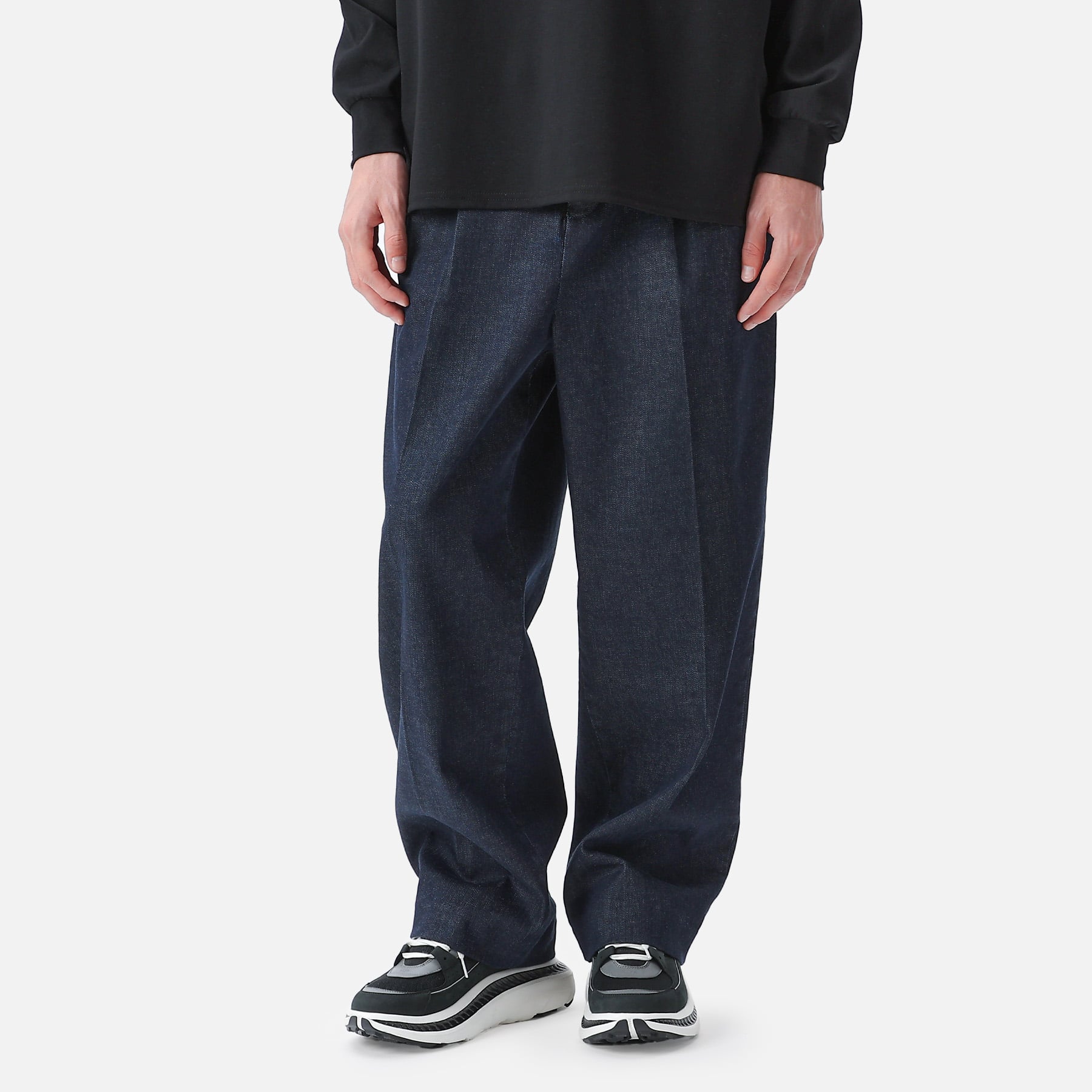 SOPH. | 2TUCK WIDE PANTS(M INDIGO):