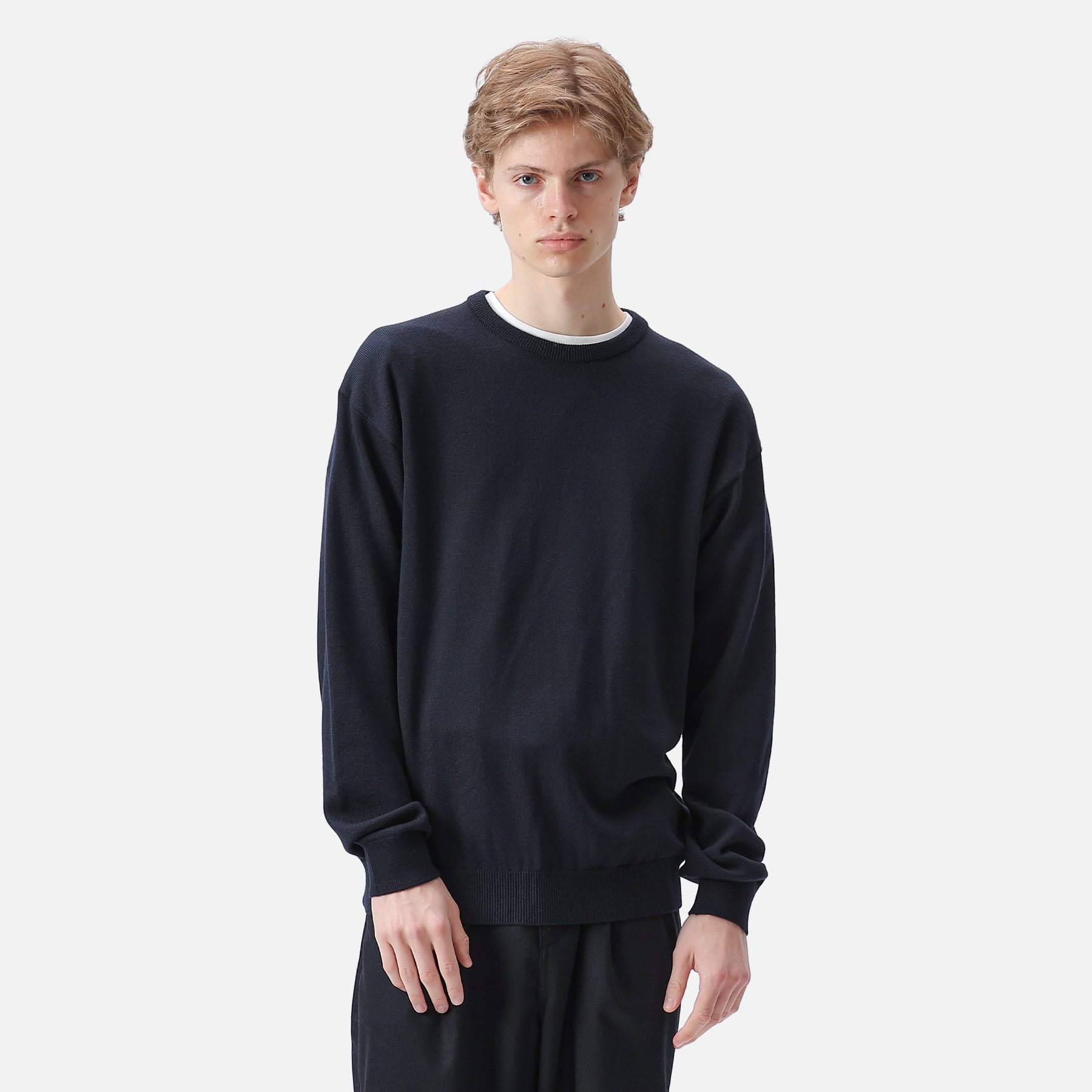 SOPH. | CREWNECK KNIT(S NAVY):