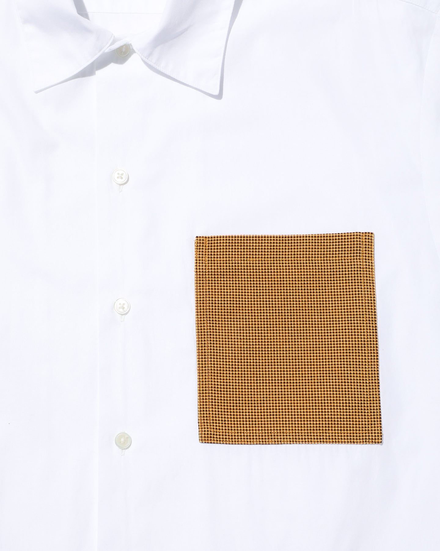 SOPH. | POCKET REGULAR COLLAR BIG SHIRT / Pro 3 by Kvadrat(M WHITE):