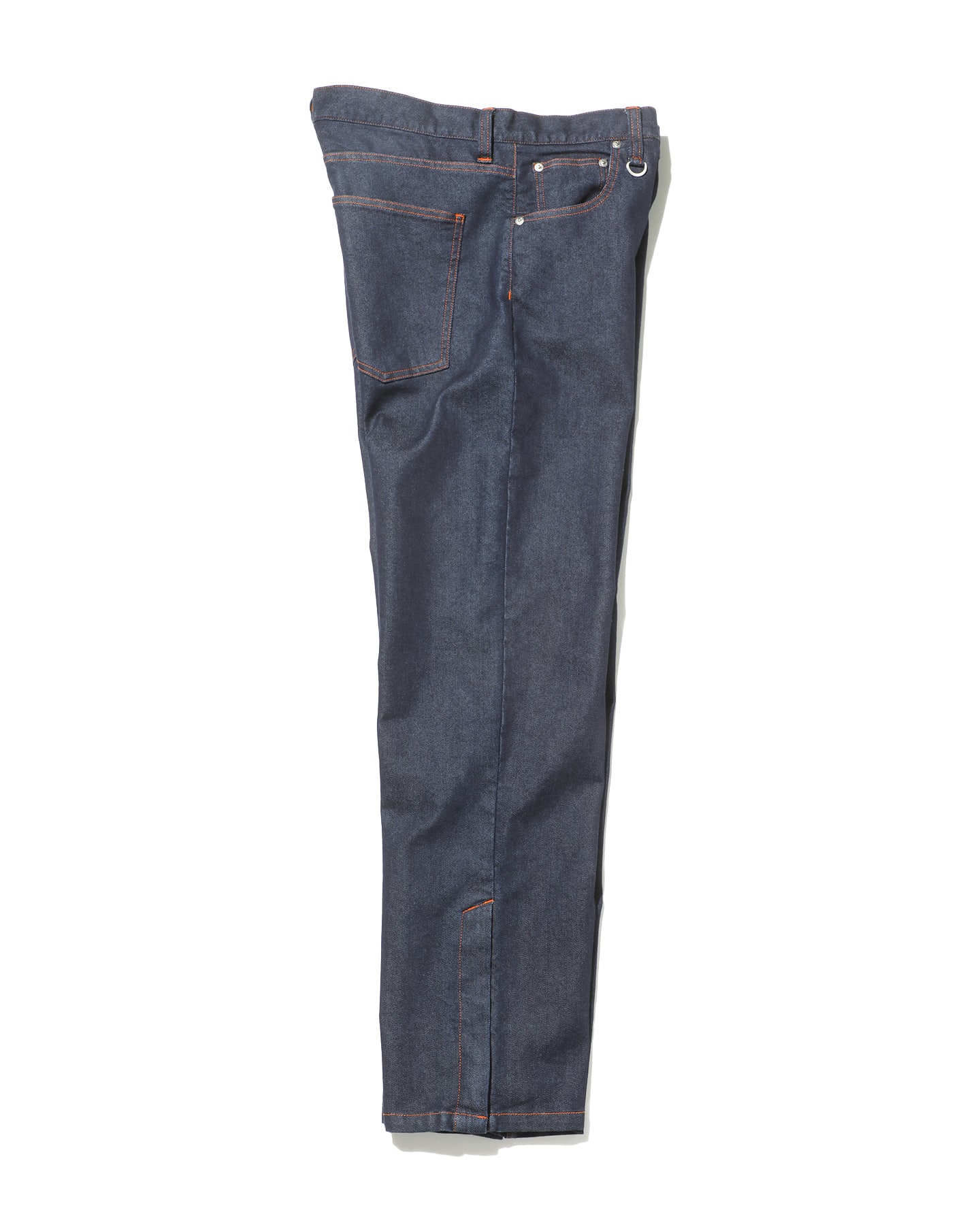 SOPH. | ONE WASHED DENIM HEM ZIP PANTS(L INDIGO):