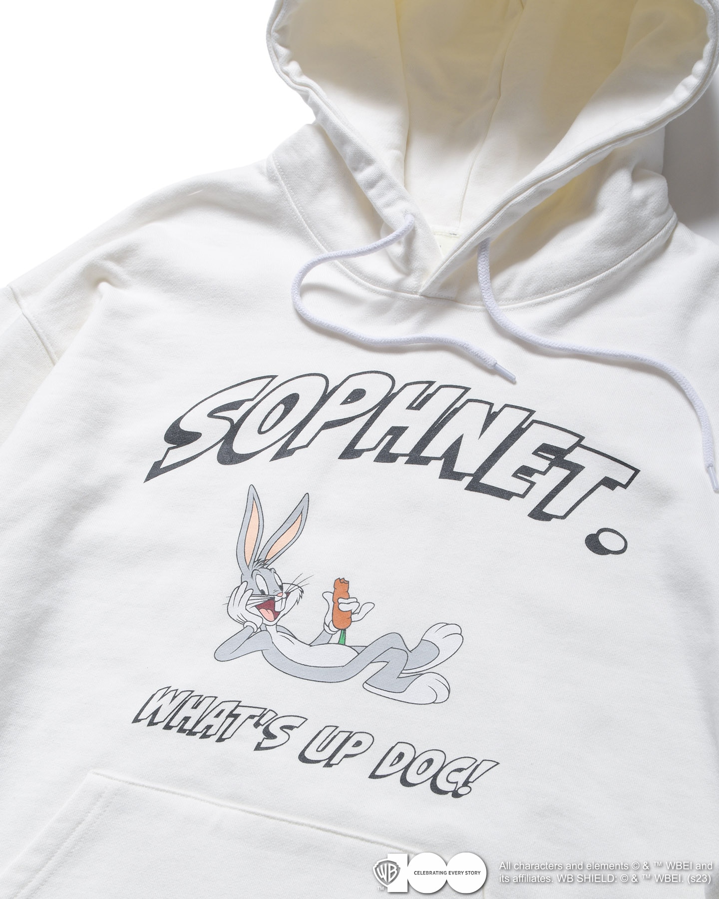 SOPH. | LOONEY TUNES PULLOVER SWEAT HOODIE(M WHITE):