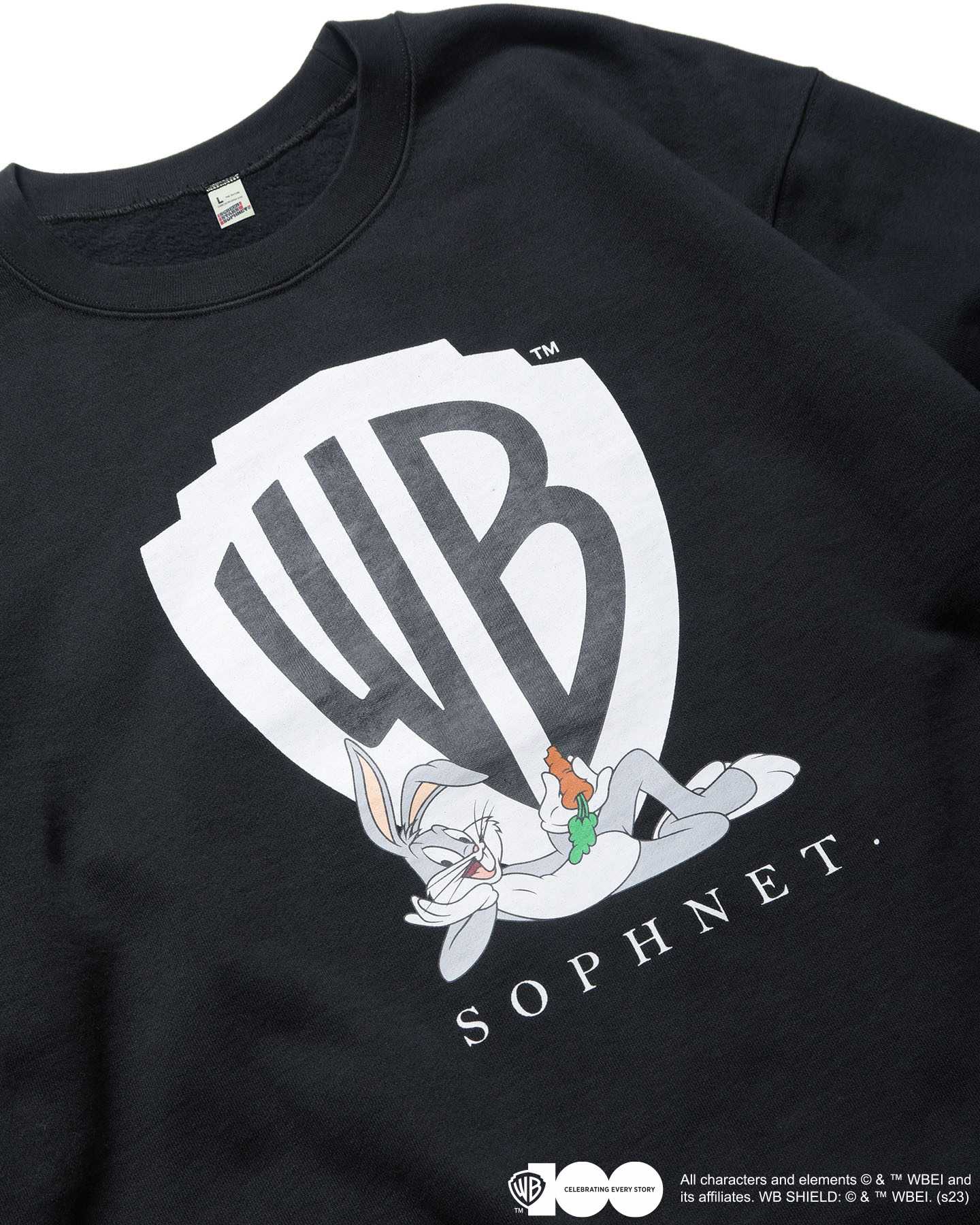 SOPH. | LOONEY TUNES CREWNECK SWEAT(M BLACK):