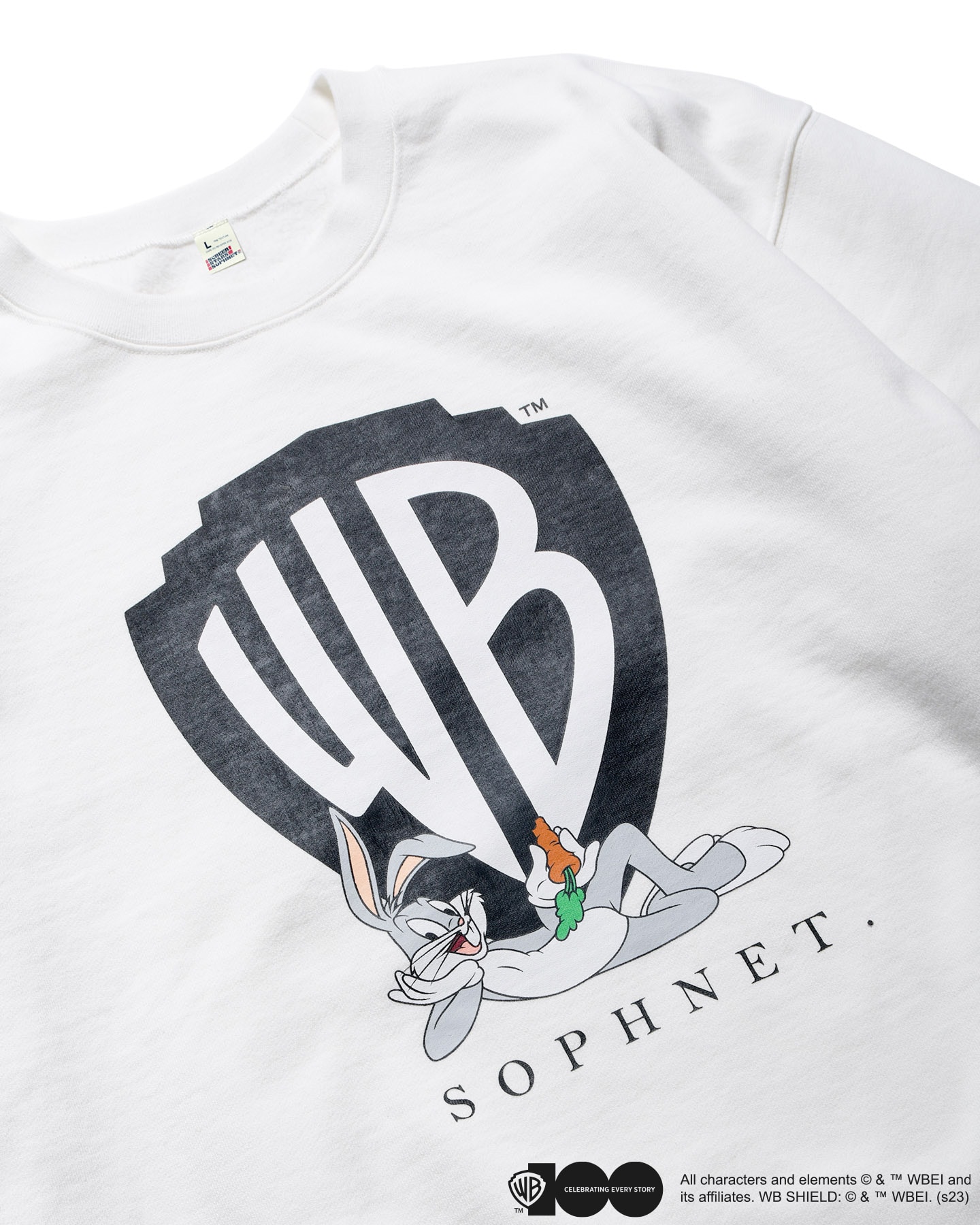 SOPH. | LOONEY TUNES CREWNECK SWEAT(M WHITE):