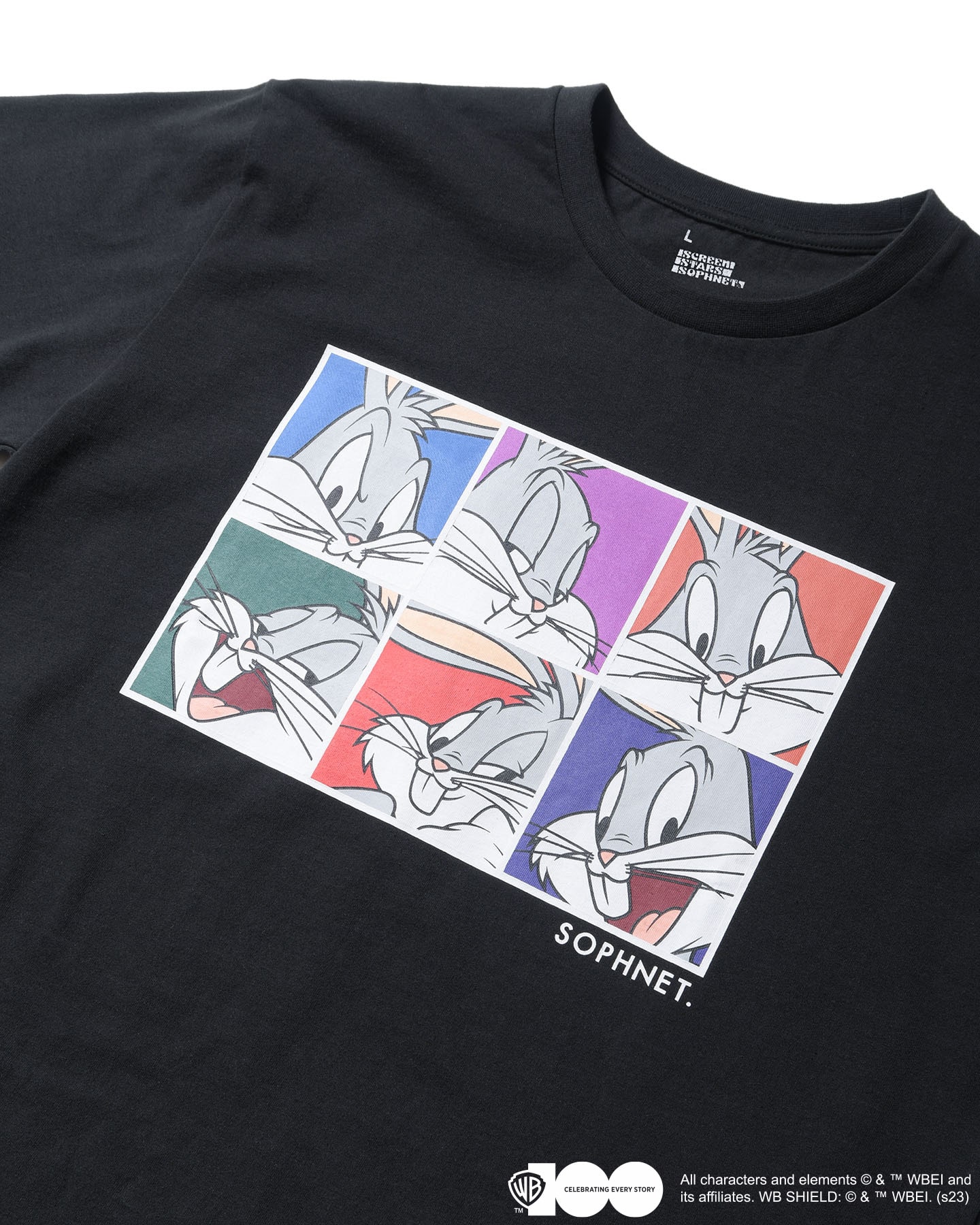 宅送 SOPHNET. LOONEY TUNES FACE WIDE TEE | artfive.co.jp