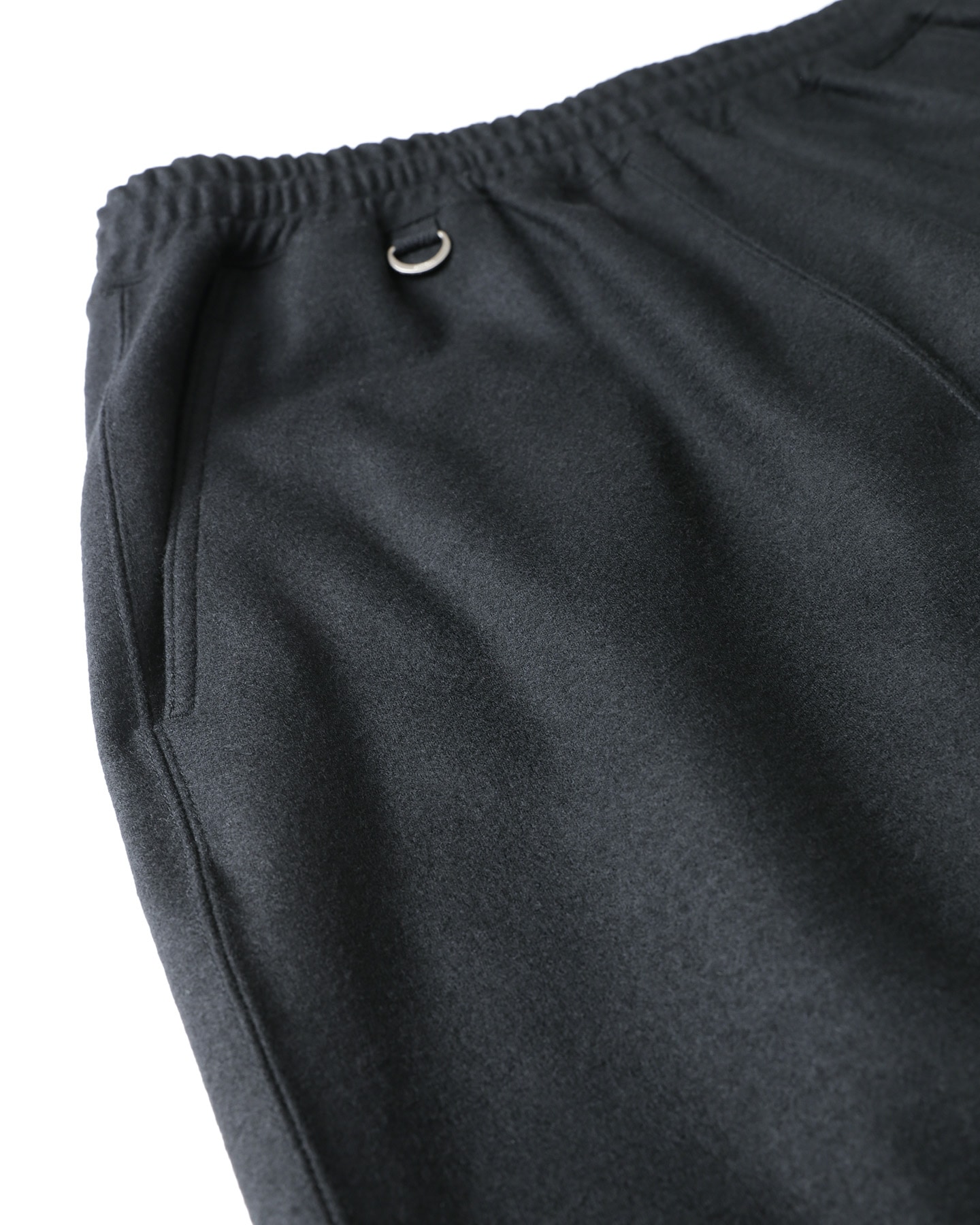 SOPH. | LIGHT MELTON STANDARD EASY PANTS(XL BLACK):