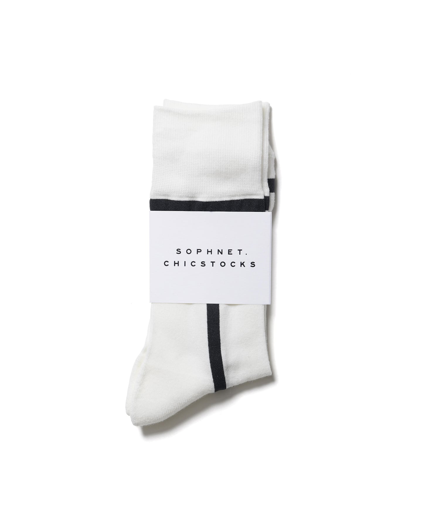 SOPH. | CHICSTOCKS LINE SOCKS(M (24-26cm) WHITE):