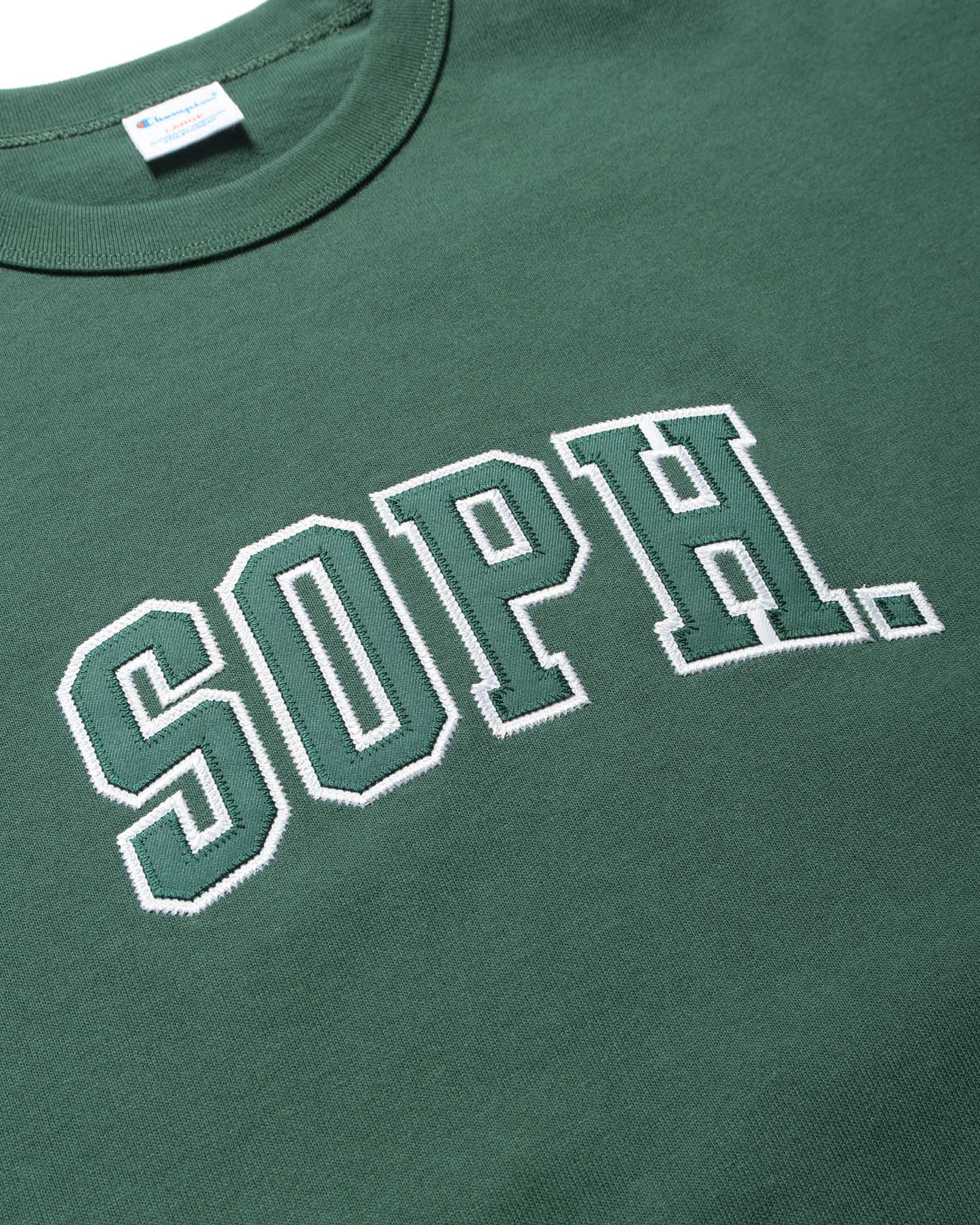 SOPH. | Champion CREWNECK TEE(XL GREEN):