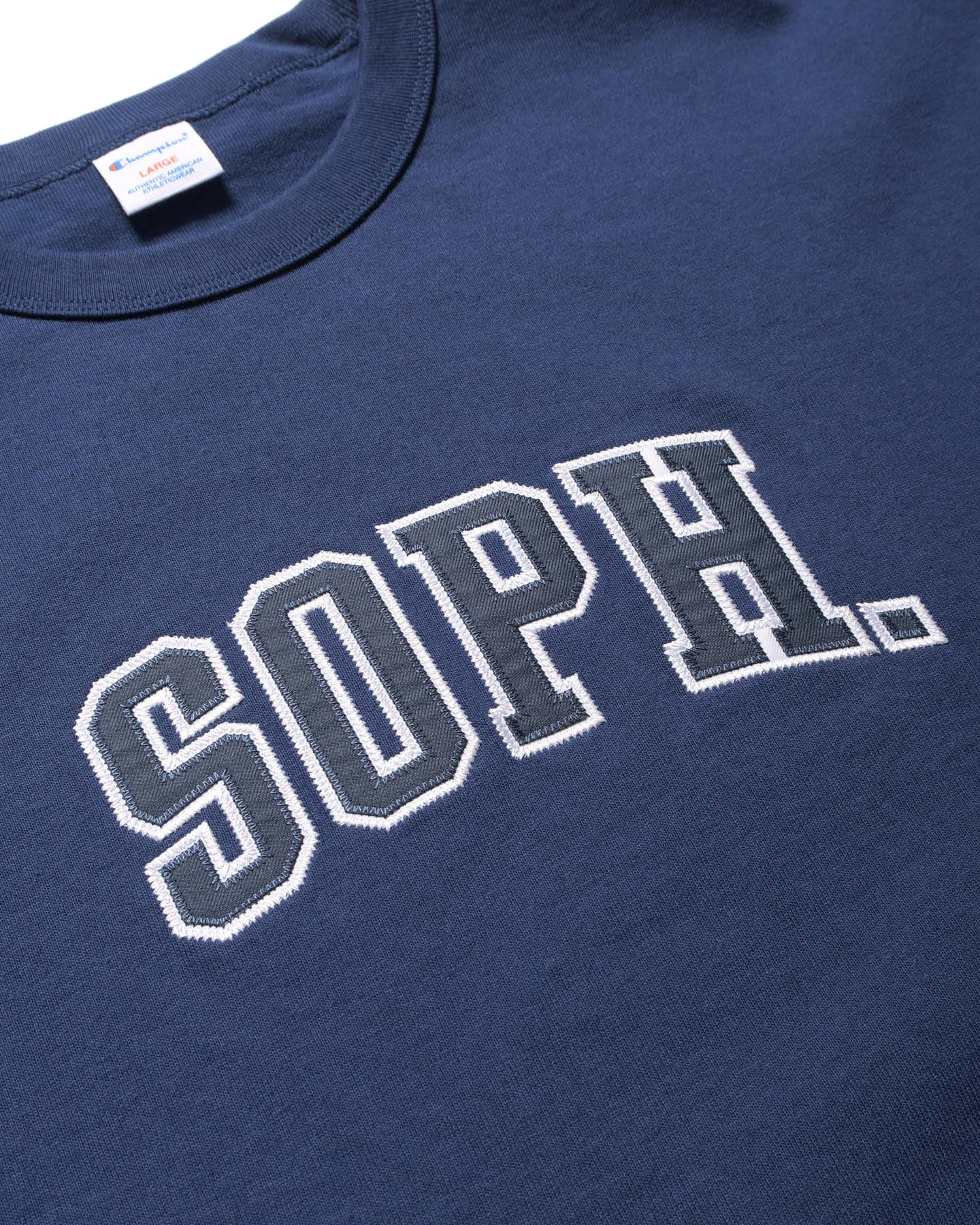 SOPH. | Champion CREWNECK TEE(XL NAVY):