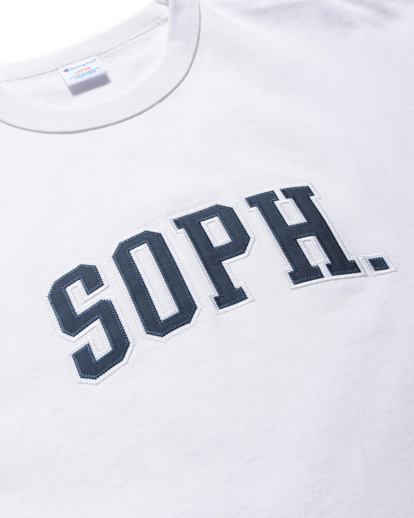 SOPH. | Champion CREWNECK TEE(M WHITE):