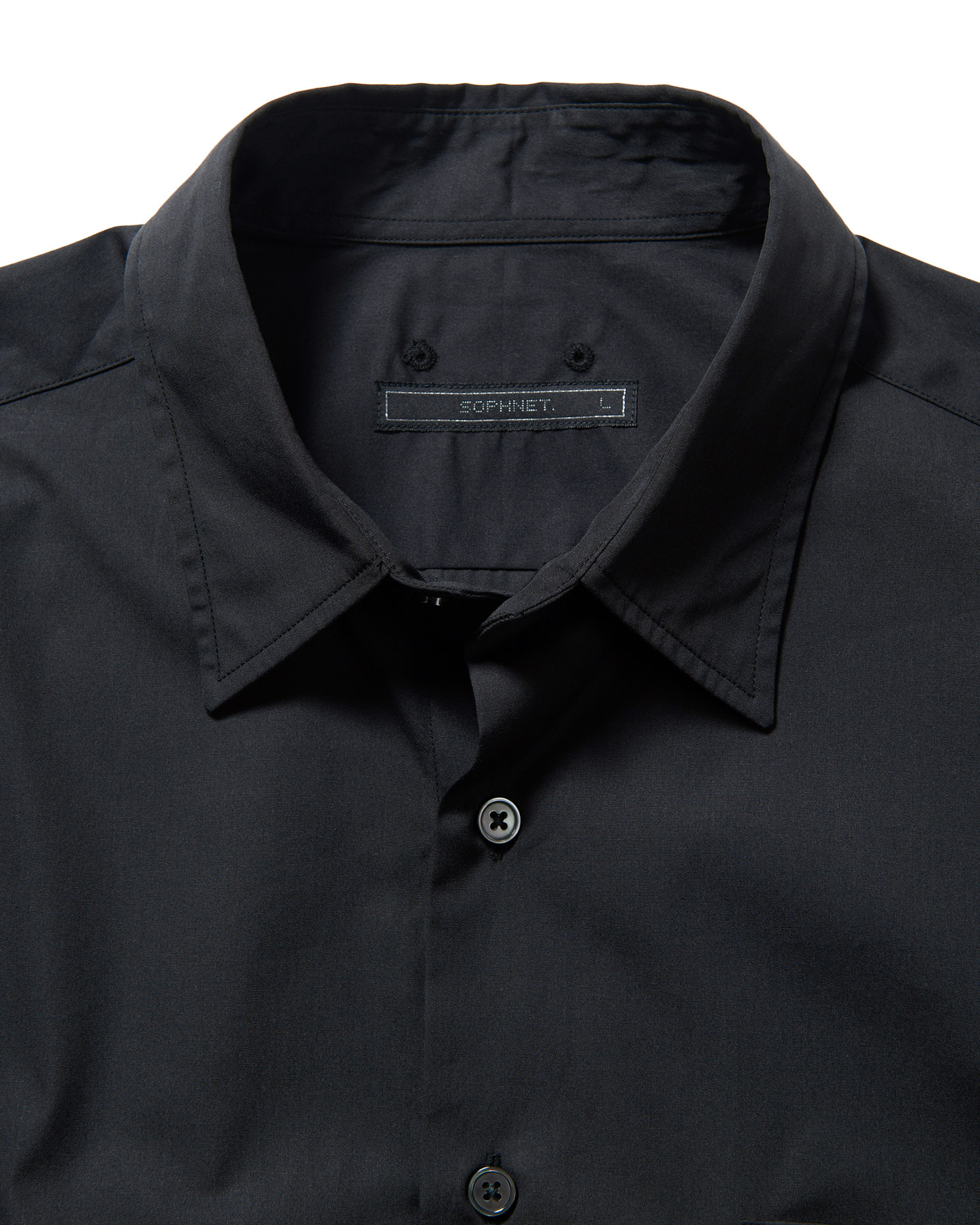 SOPH. | REGULAR COLLAR SHIRT(M BLACK):