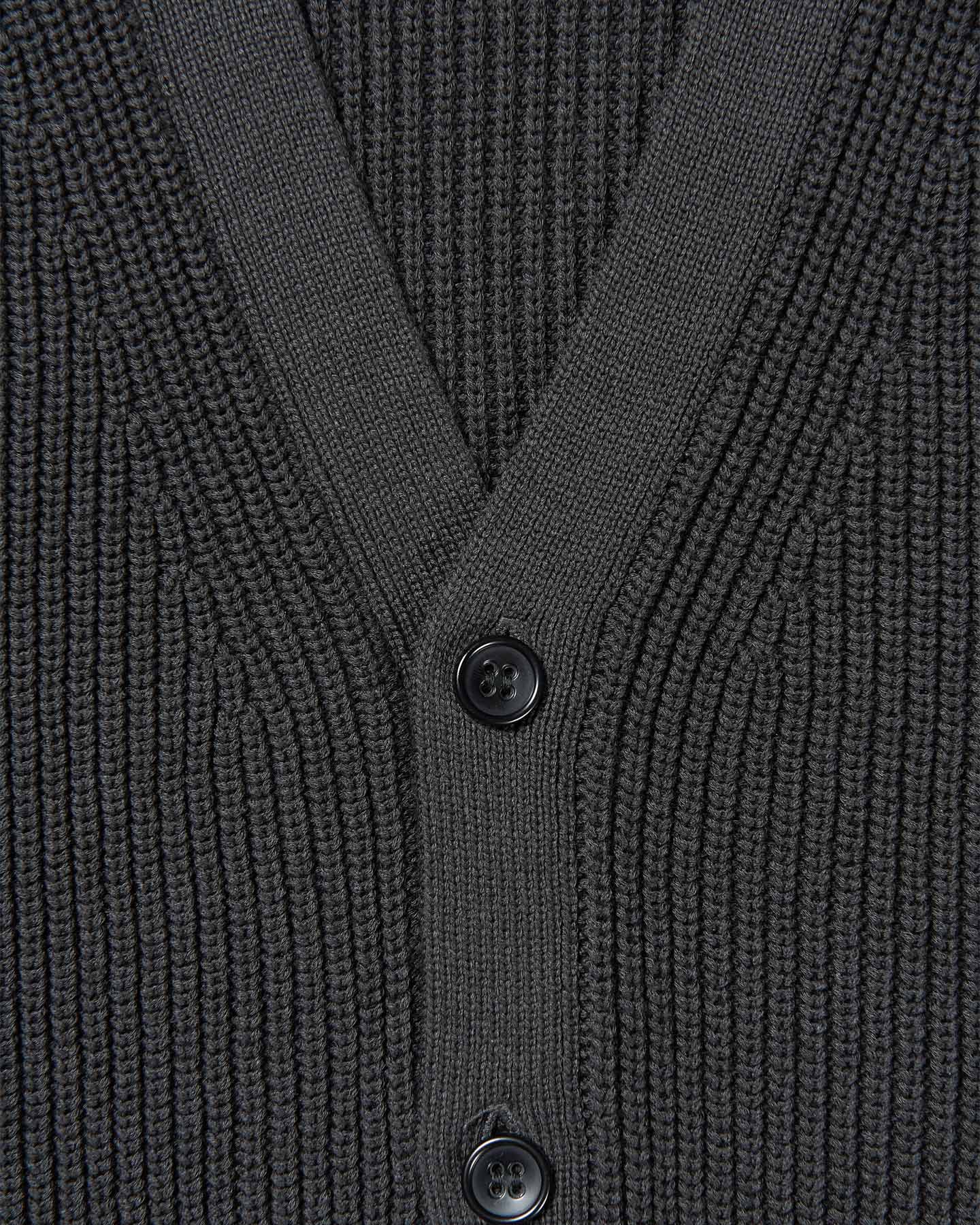 SOPH. | LOW GAUGE KNIT CARDIGAN(2 CHARCOAL GRAY):