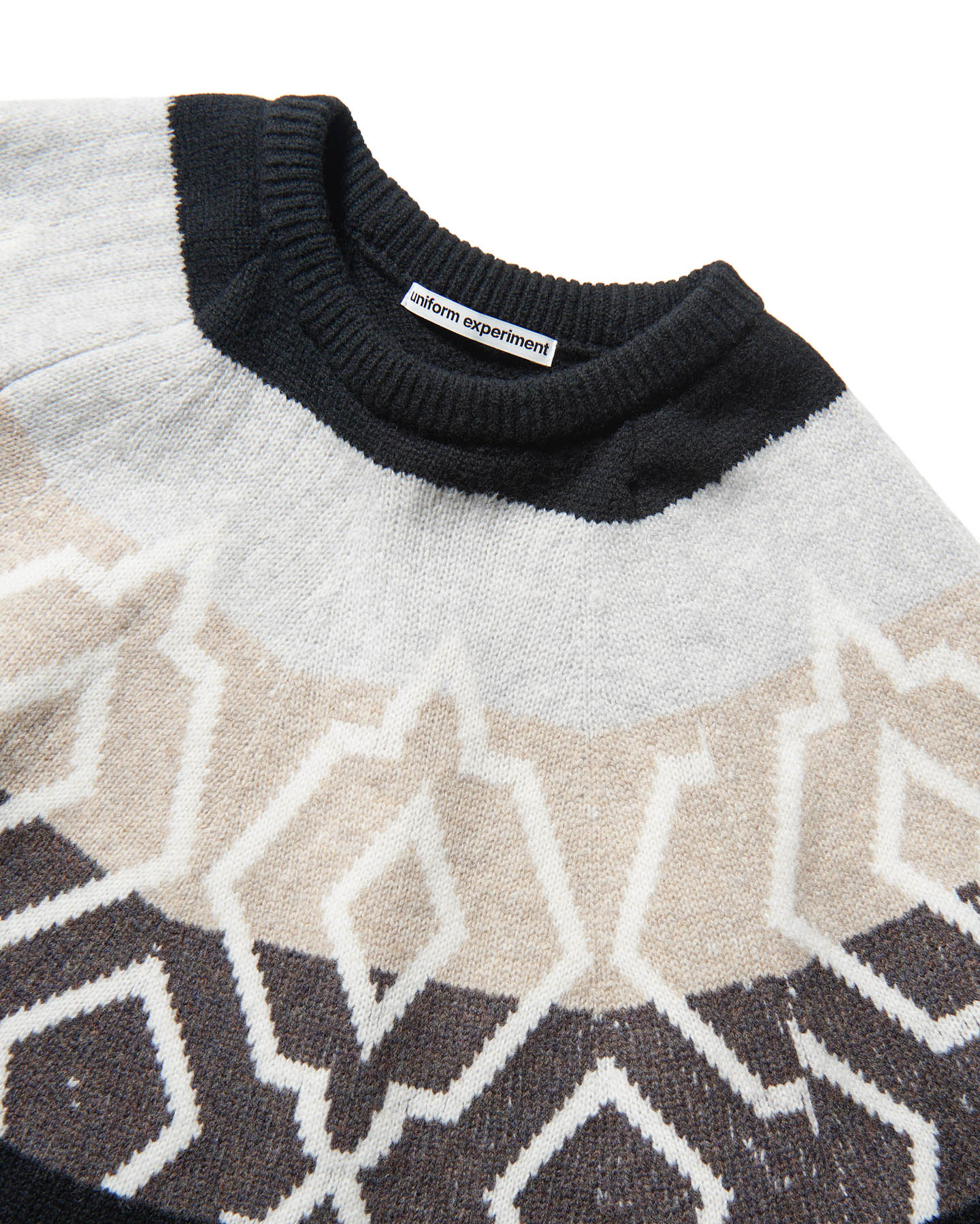 SOPH. | NORDIC CREWNECK SWEATER(2 BLACK):