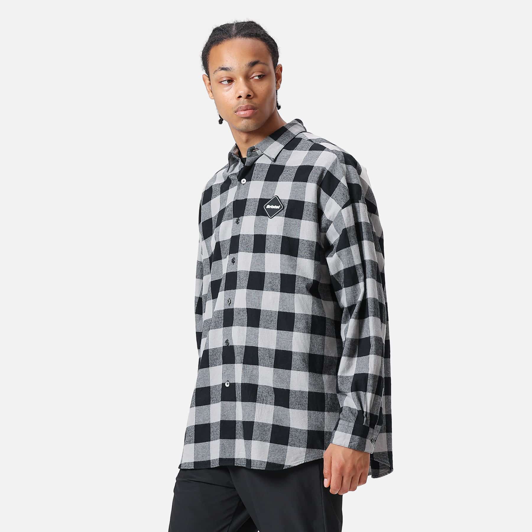 新品FCRB 21AW BIG LOGO FLANNEL BAGGY SHIRT | www.innoveering.net