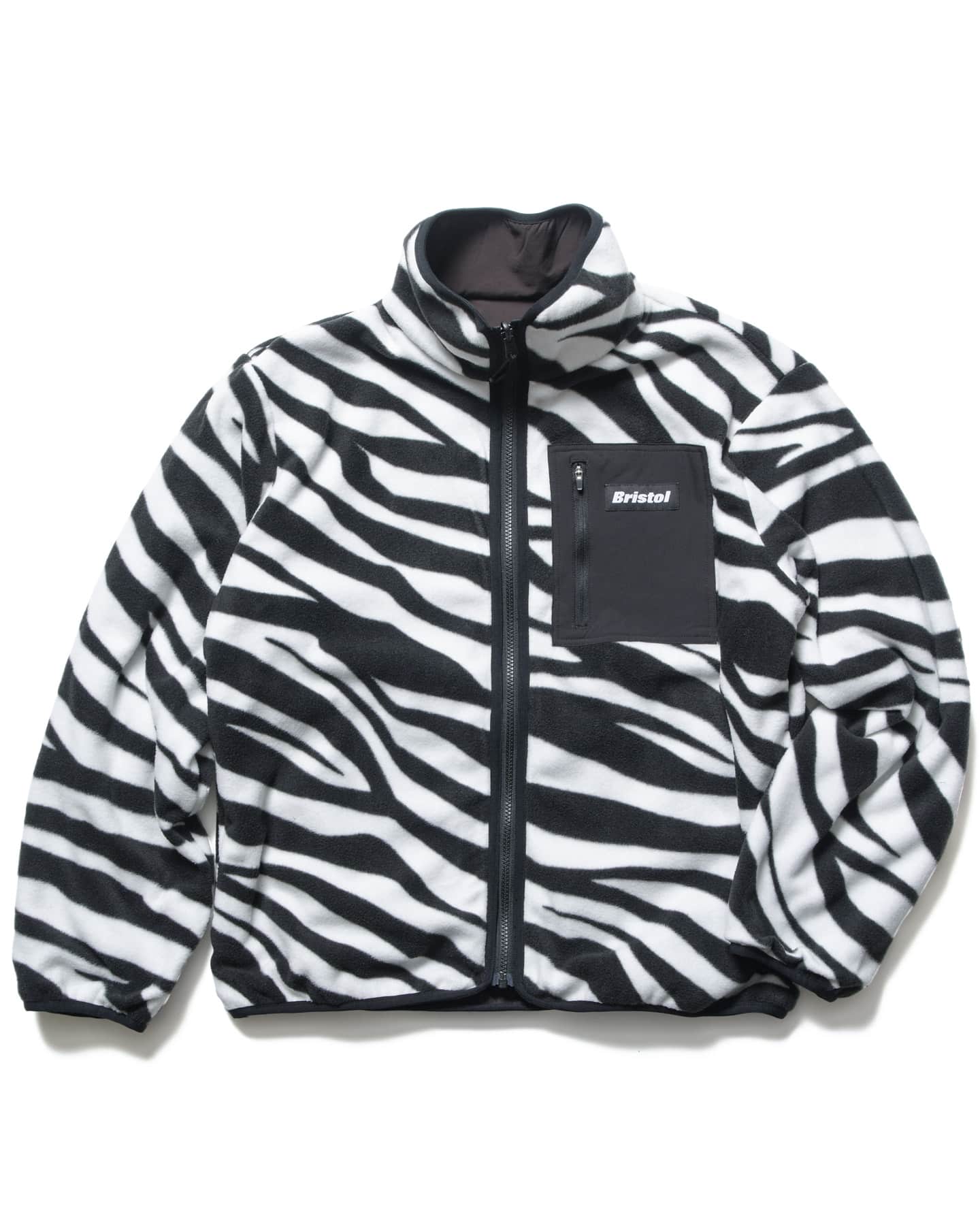 SOPH. | ZEBRA FLEECE REVERSIBLE JACKET(M BROWN):