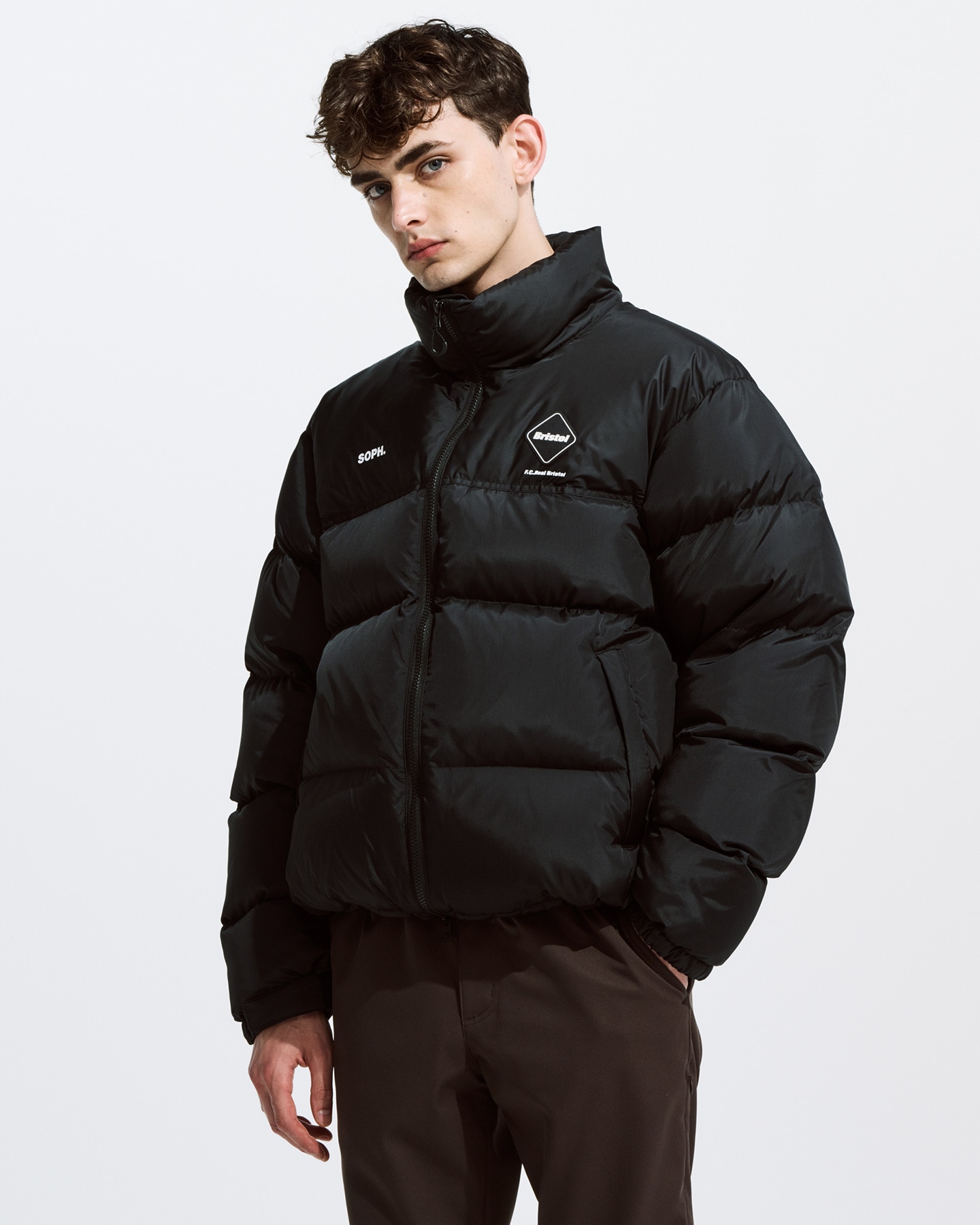 SOPH. | STAND COLLAR DOWN JACKET(S BLACK):