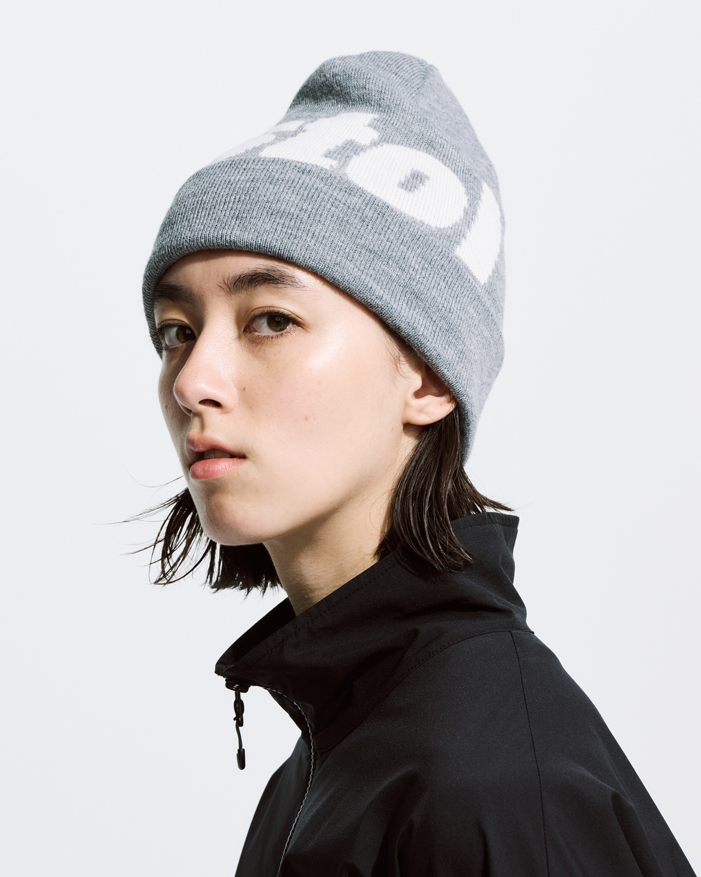 SOPH. | BIG LOGO KNIT CAP(FREE BROWN):