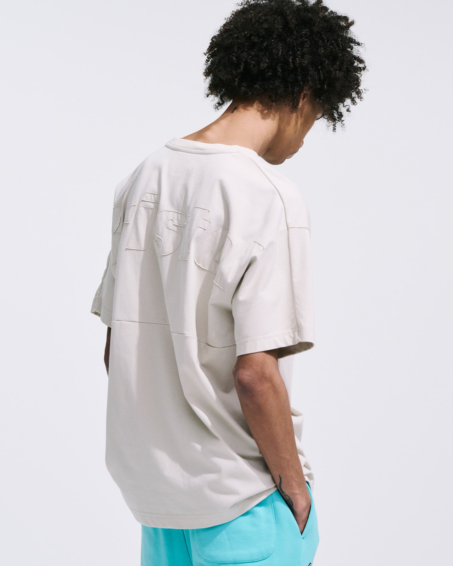 SOPH. | BIG LOGO S/S BAGGY TEE(M LIGHT BLUE):