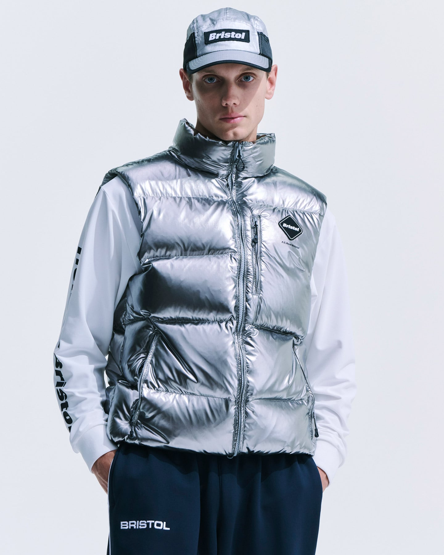 SOPH. | DOWN VEST(M SILVER):