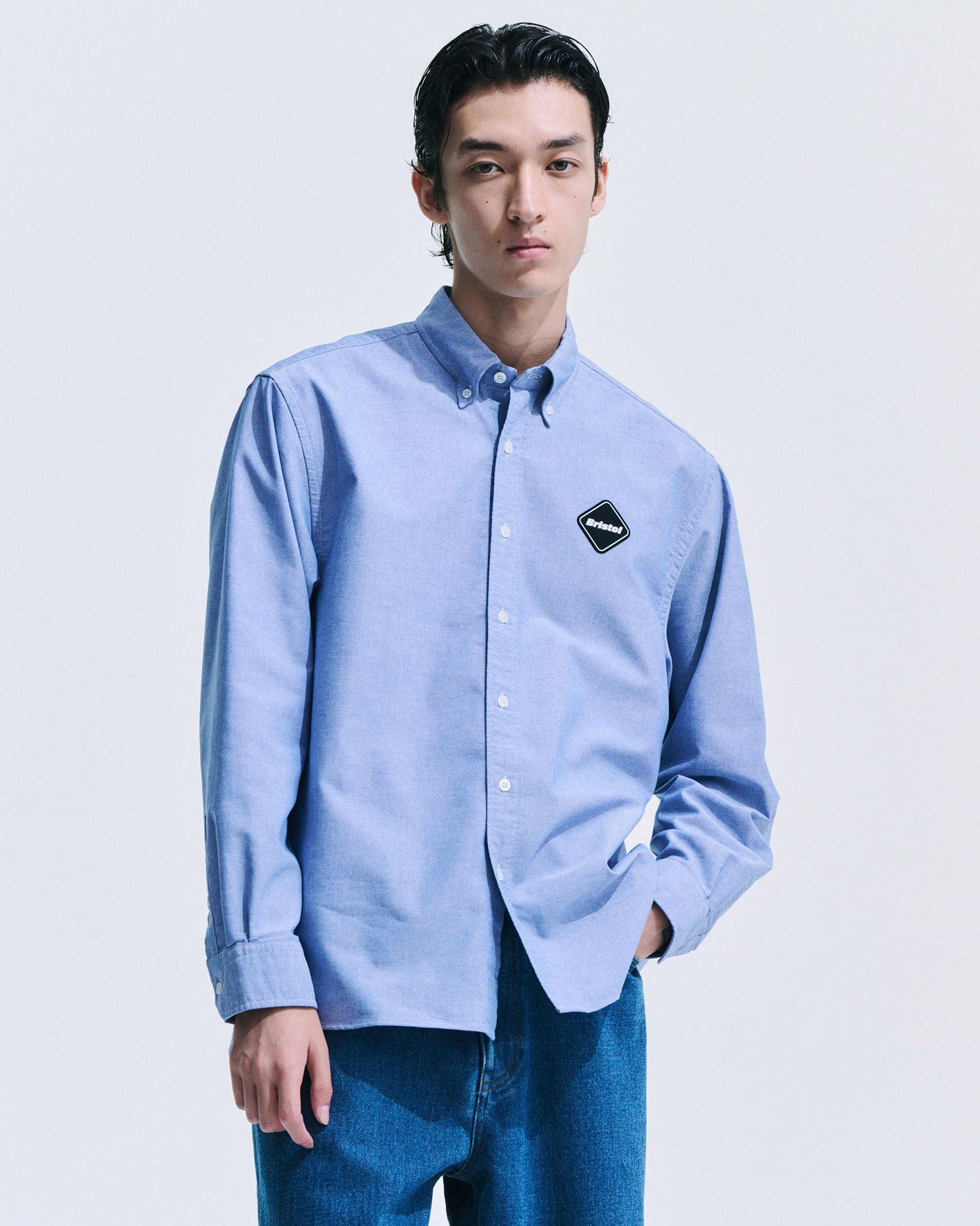 SOPH. | COOLMAX EMBLEM B.D SHIRT(XL BLUE):