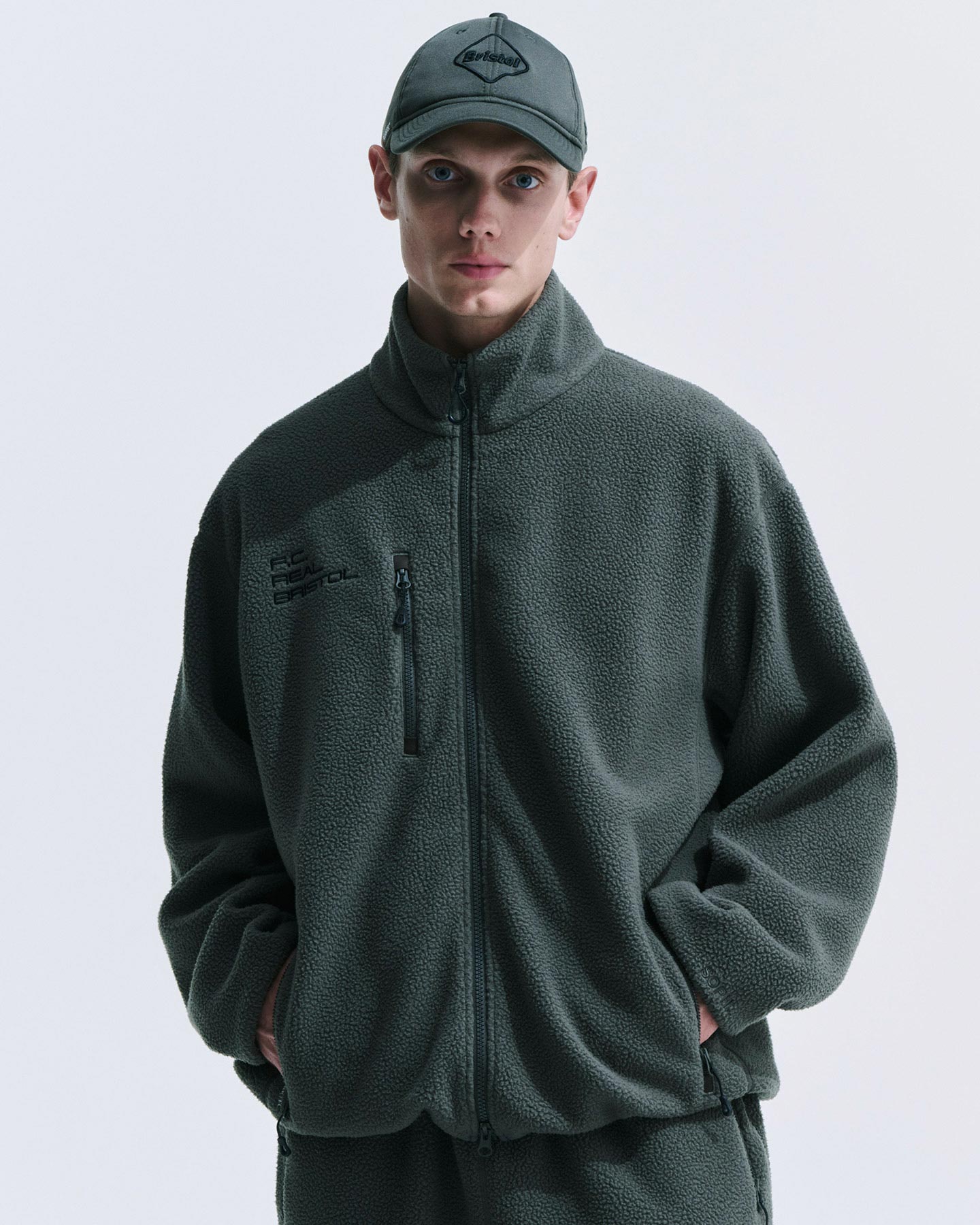 SOPH. | POLARTEC SHEARLING JERSEY LINER BLOUSON(M BLACK):