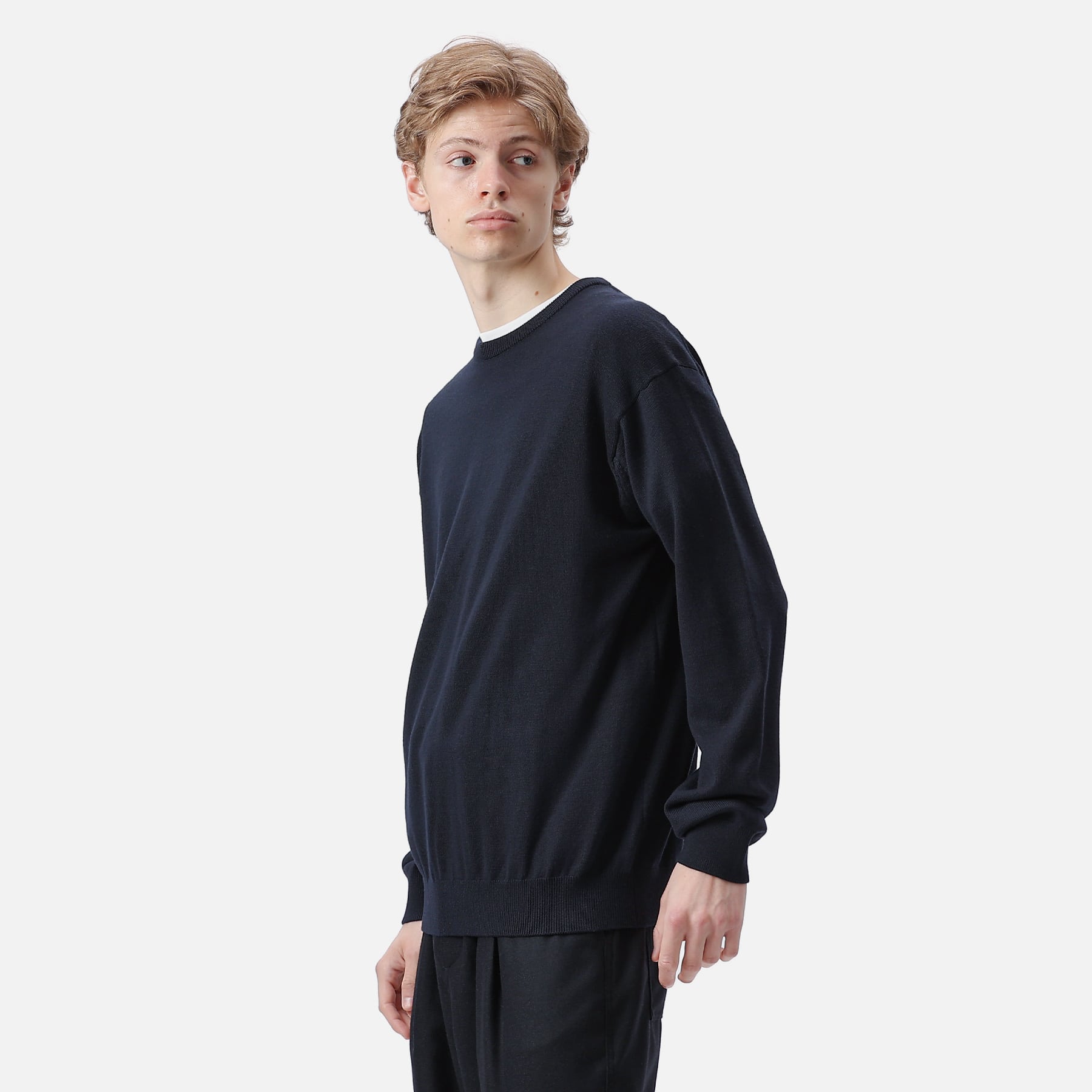 SOPH. | CREWNECK KNIT(S NAVY):