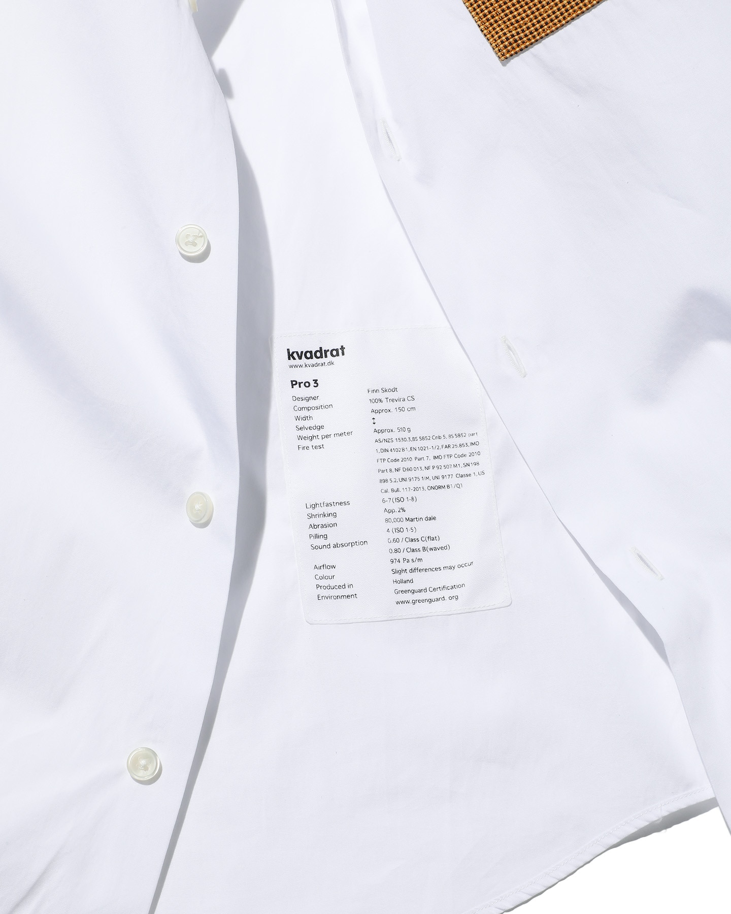 SOPH. | POCKET REGULAR COLLAR BIG SHIRT / Pro 3 by Kvadrat(M WHITE):