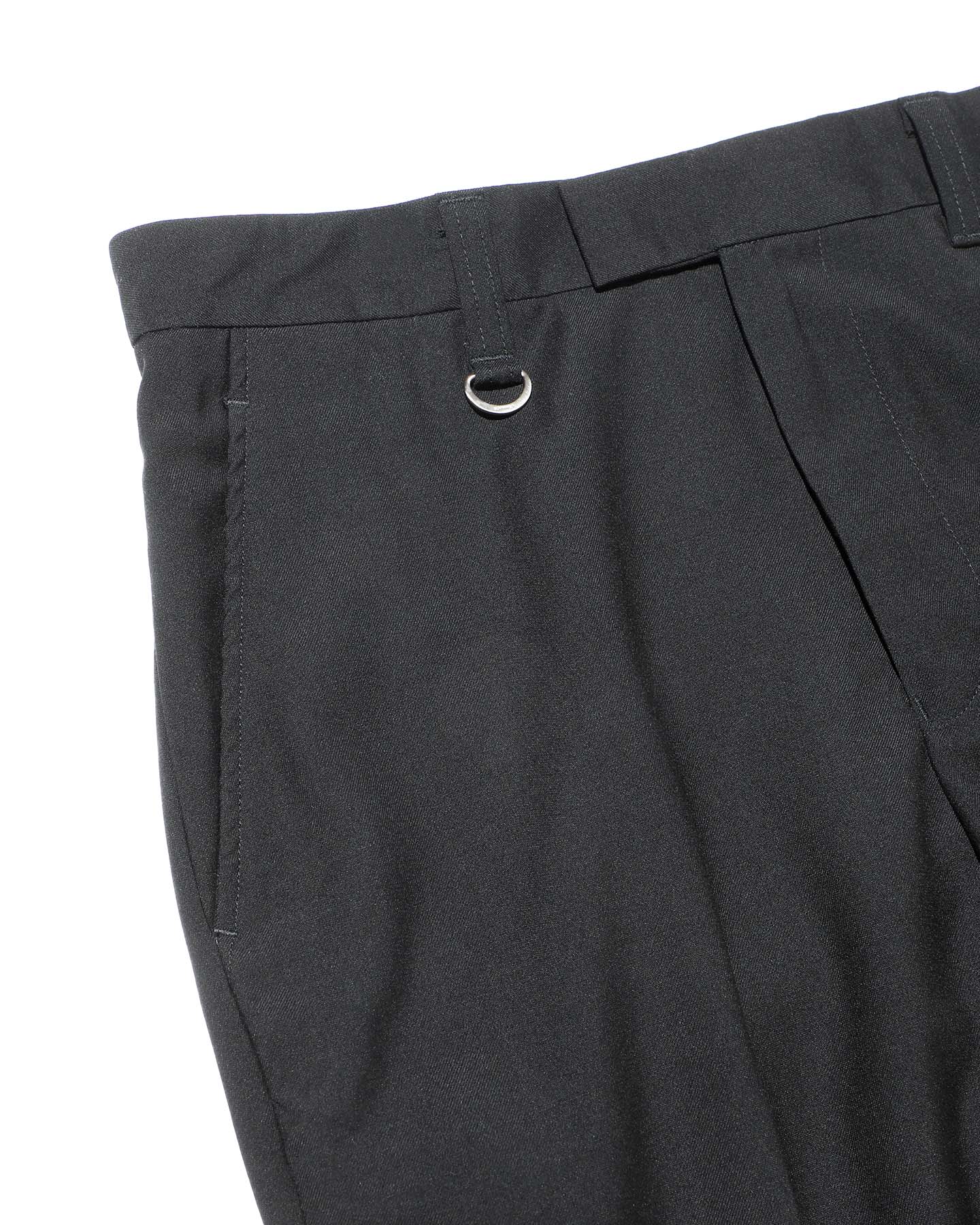 SOPH. | SUPER BLACK WOOL STRAIGHT PANTS(L BLACK):