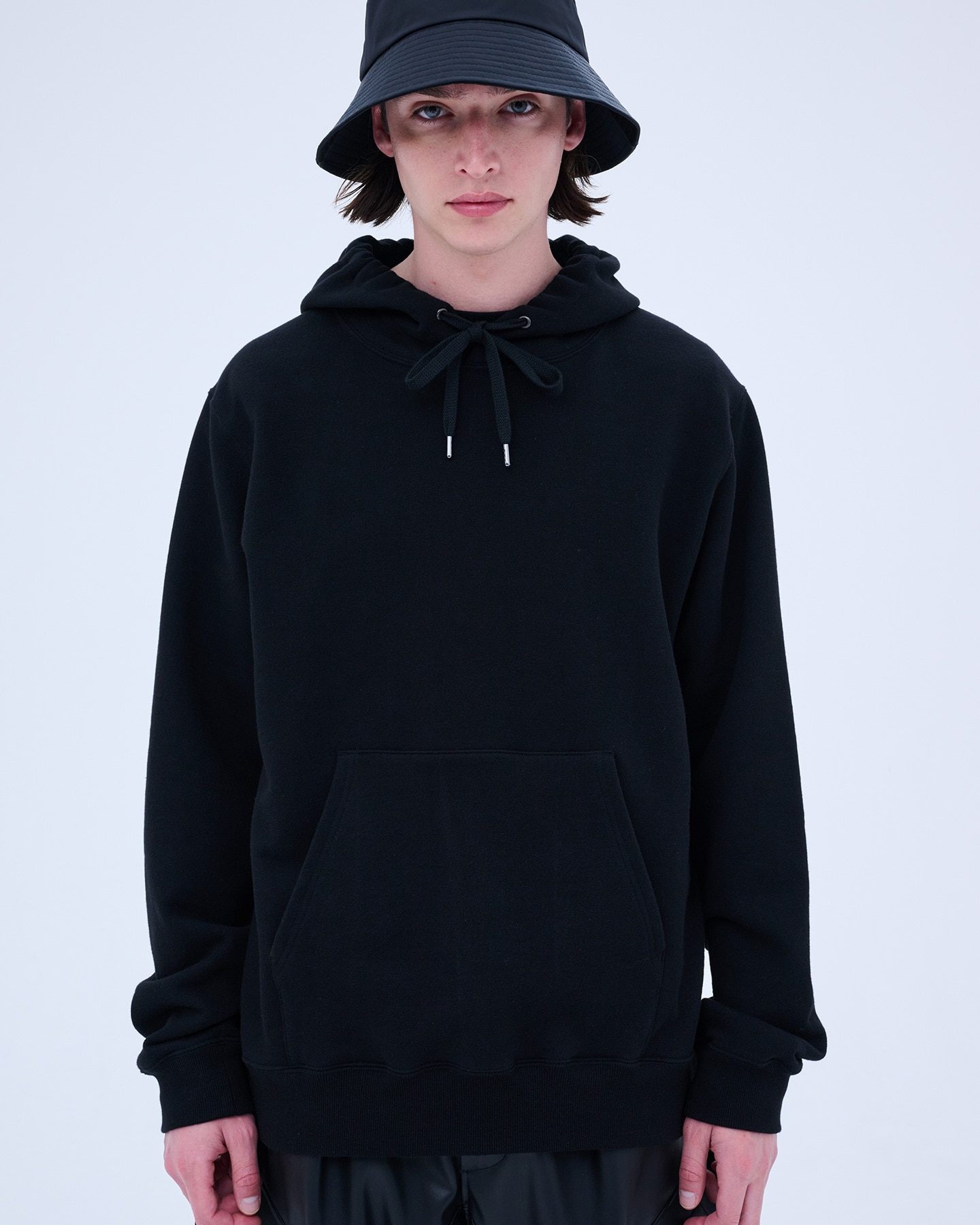 SOPH. | COTTON CASHMERE PULLOVER HOODIE(M WHITE):