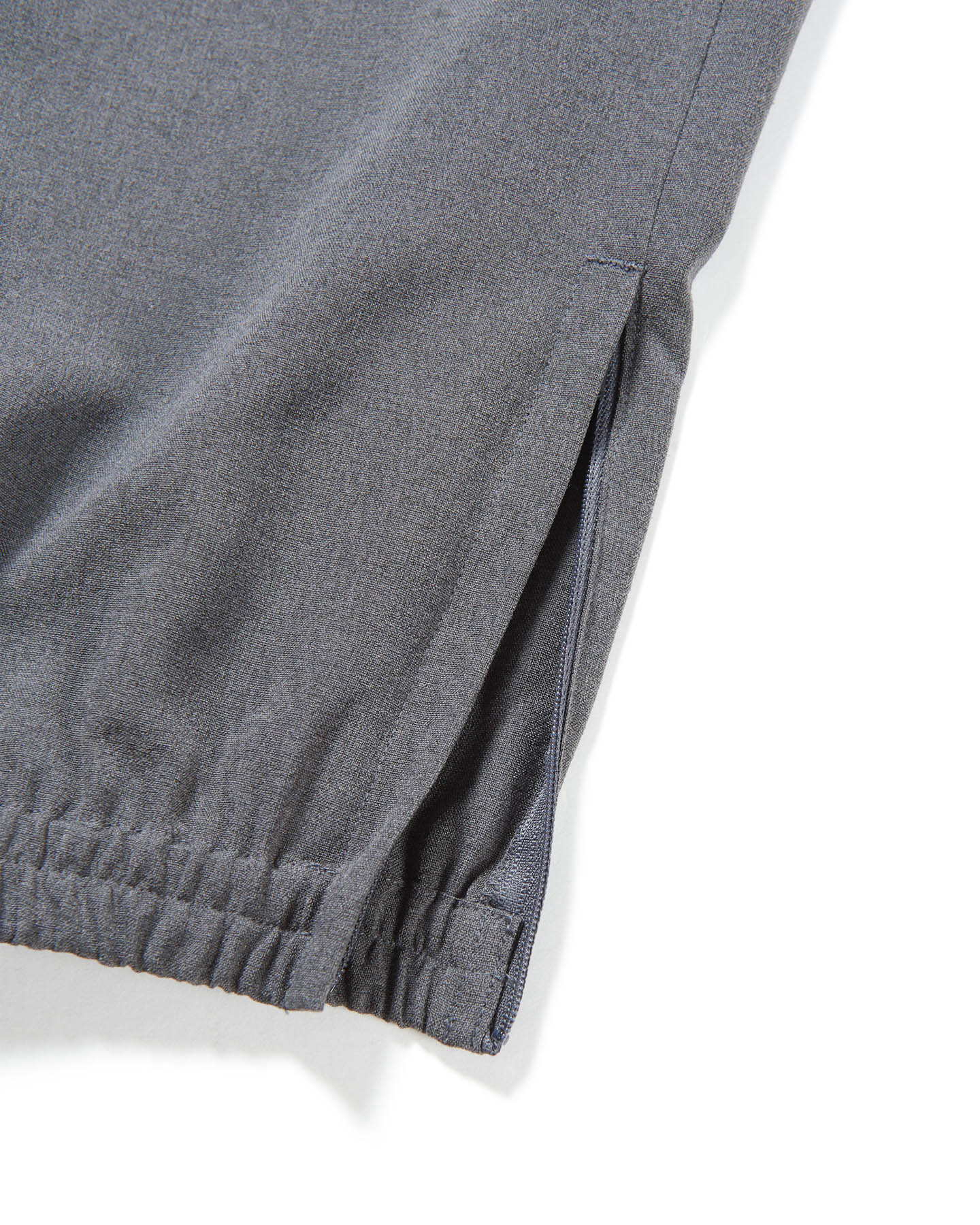 SOPH. | HEM SHIRRING STANDARD EASY PANTS(M CHARCOAL GRAY):