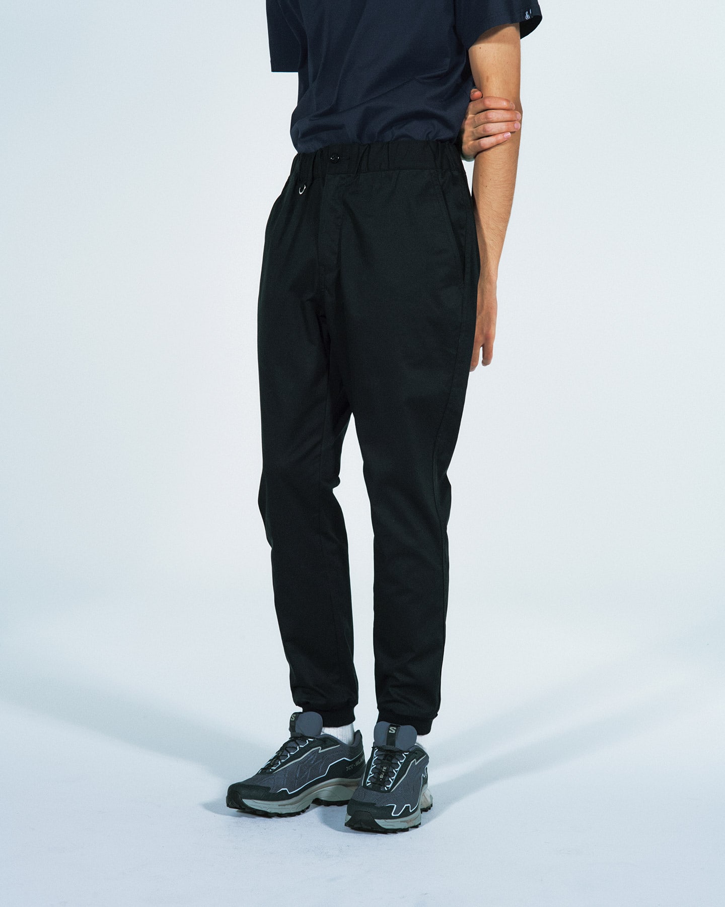 SOPH. | SLIM FIT RIBBED PANTS(M OFF WHITE):