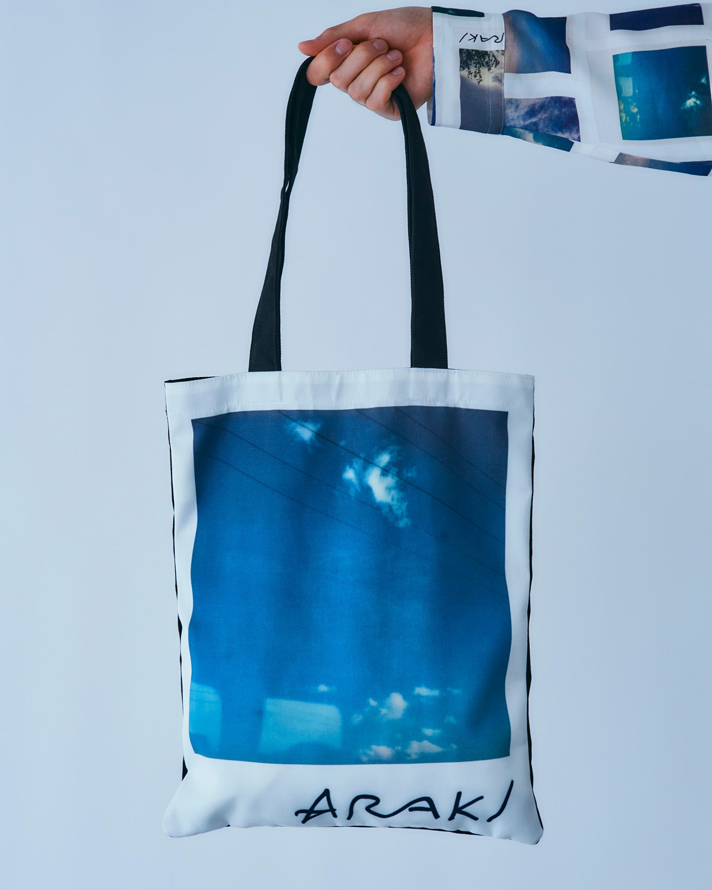 SOPH. | FRAGMENT : ARAKI / SKYSCAPES TOTE BAG(FREE BLACK):