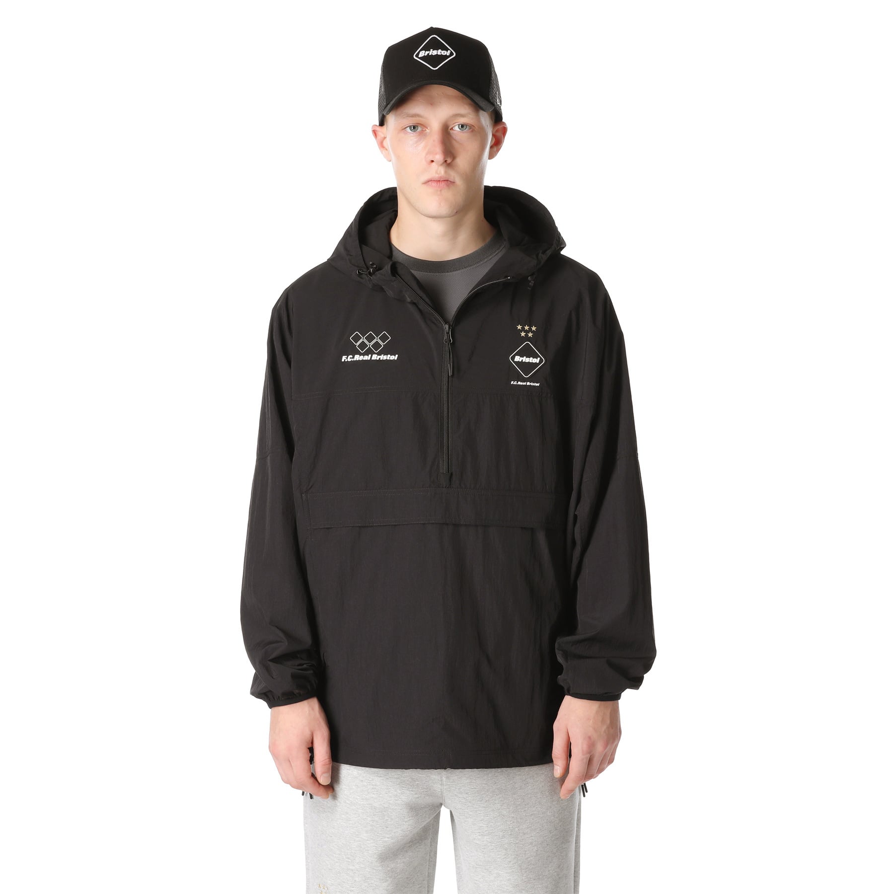 F.C.Real Bristol MESH BACK POCKET ANORAK | gulatilaw.com