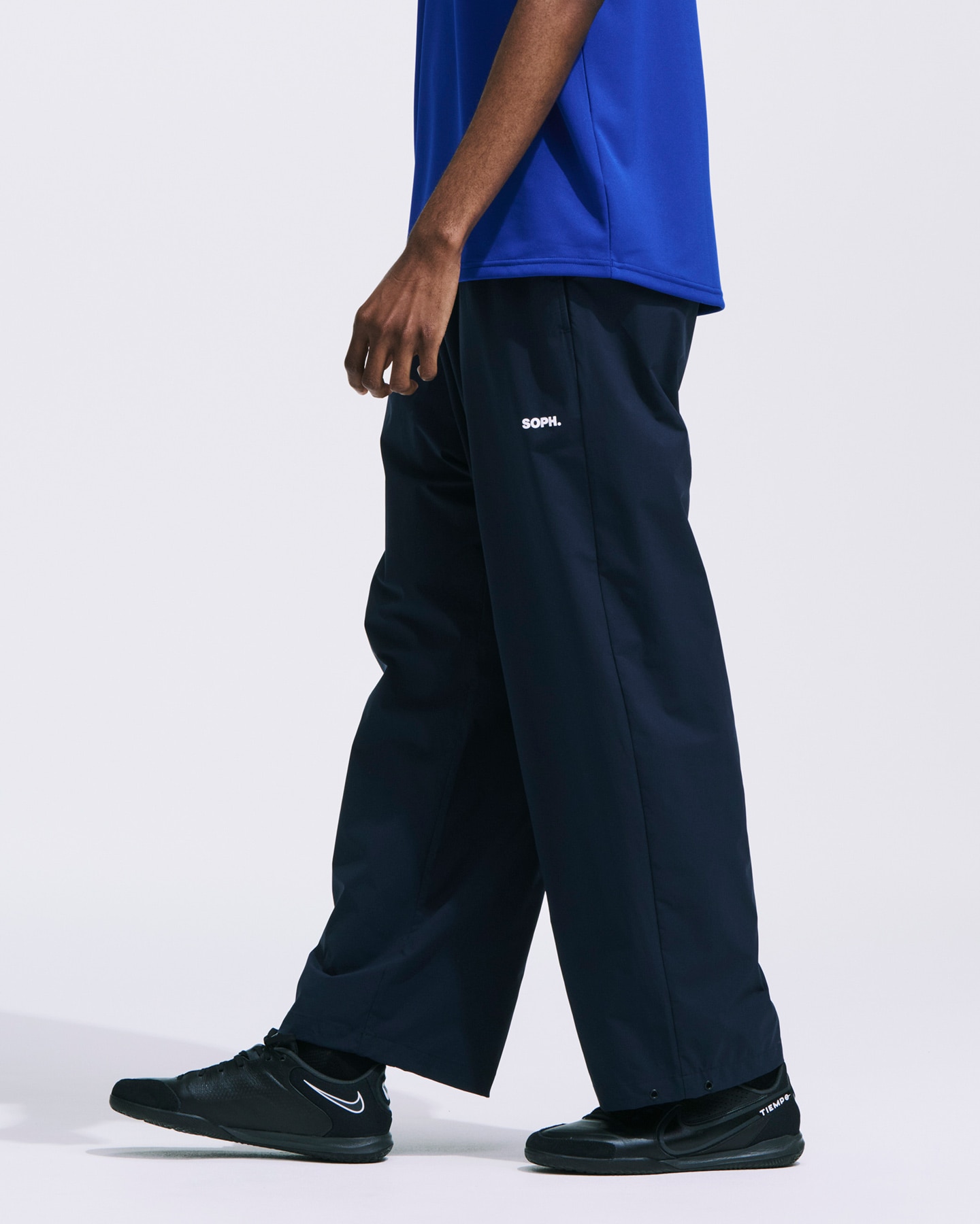 SOPH. | STRETCH LIGHT WEIGHT RELAX PANTS(L NAVY):