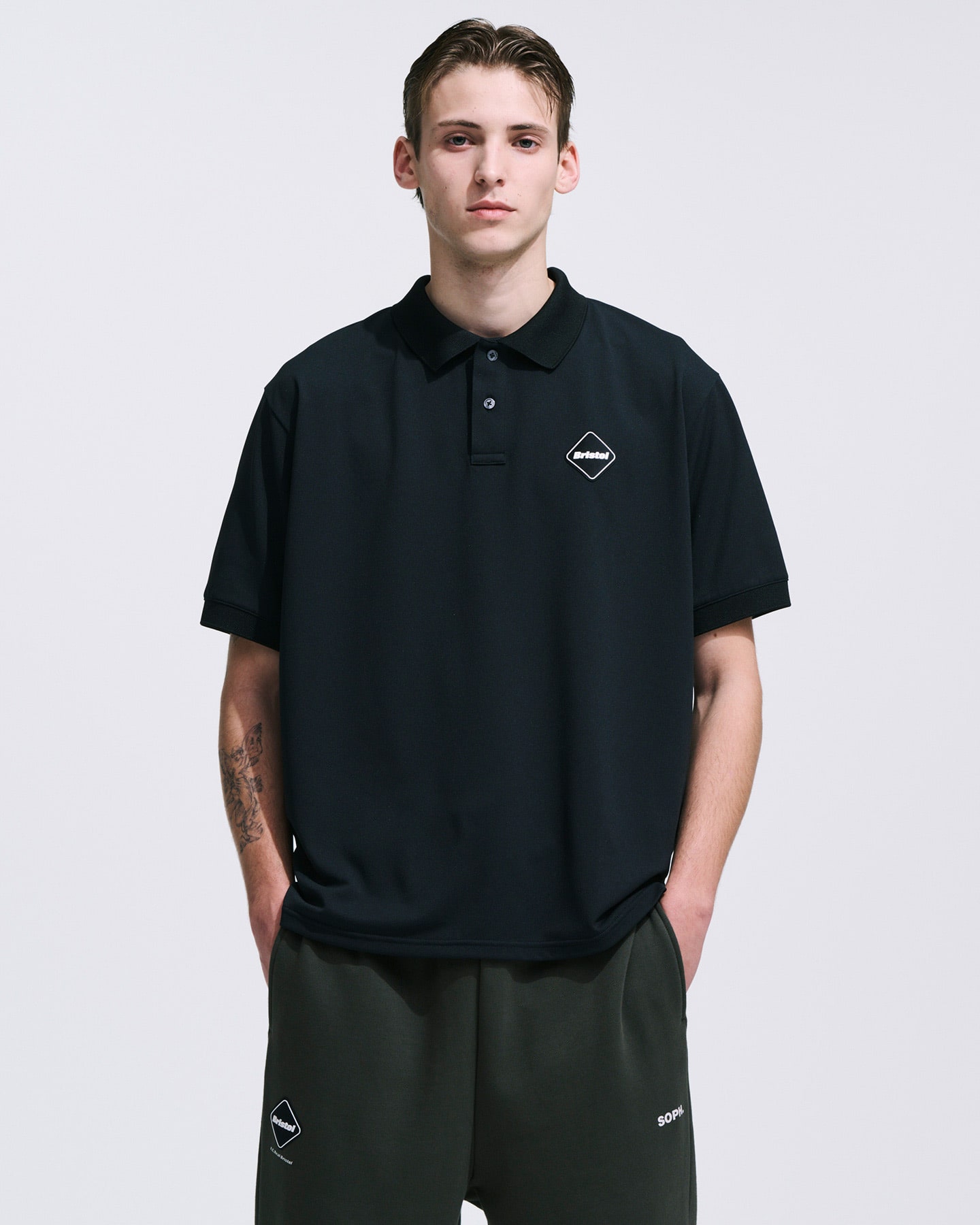 SOPH. | EMBLEM POLO(M NAVY):