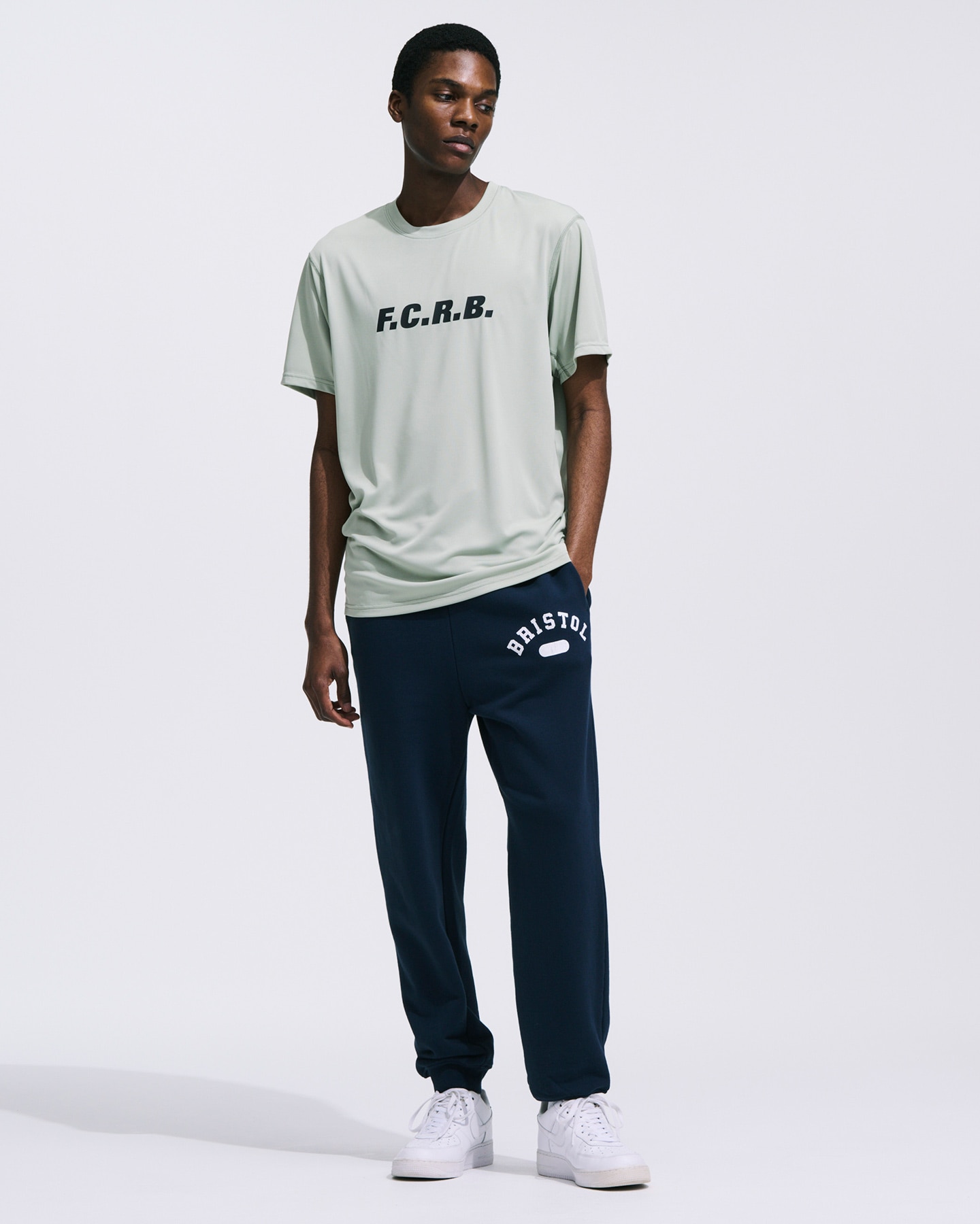 SOPH. | ARCH LOGO SWEAT RIBBED PANTS(XL WHITE):