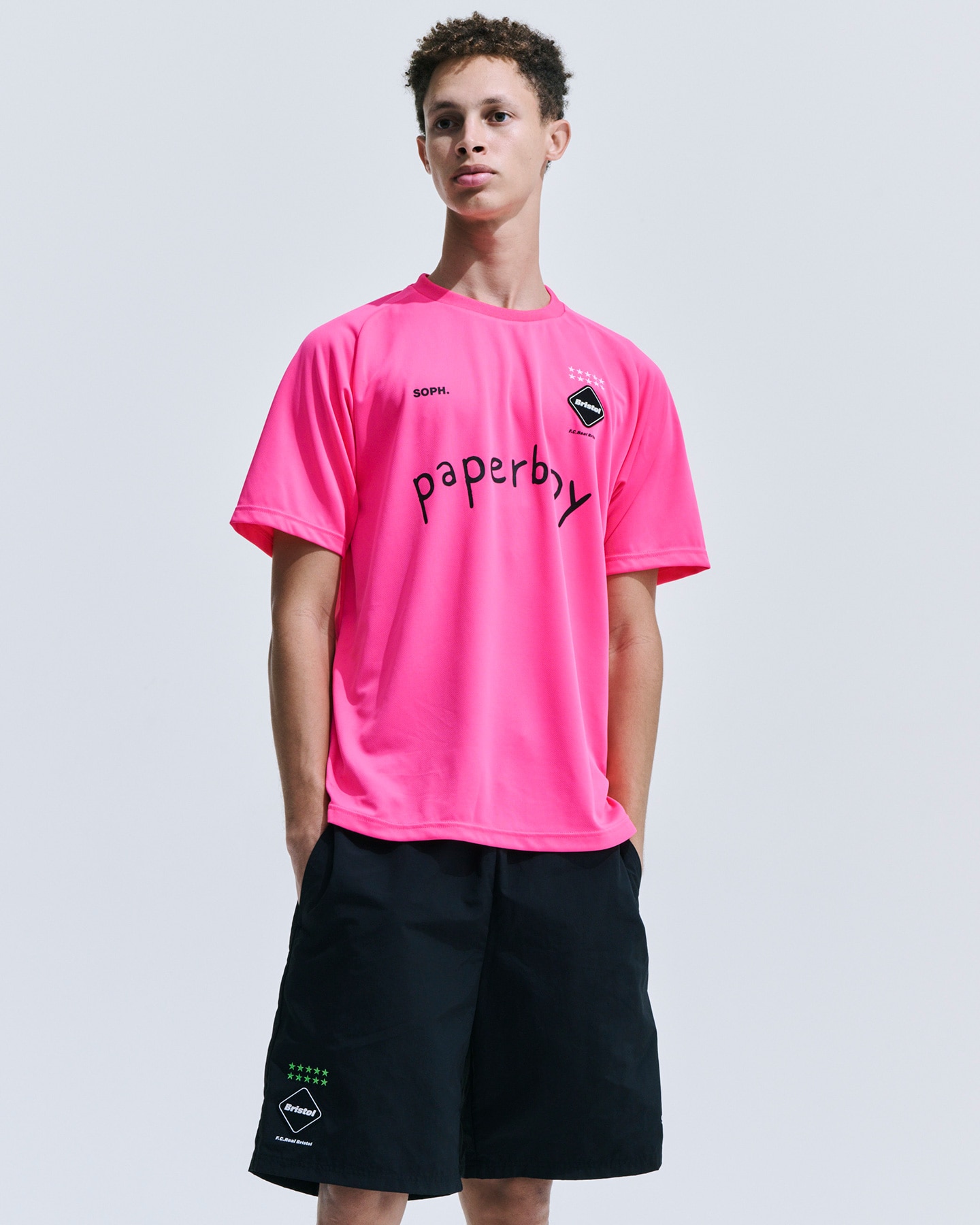 SOPH. | paperboy S/S PRE MATCH TOP(S PINK):