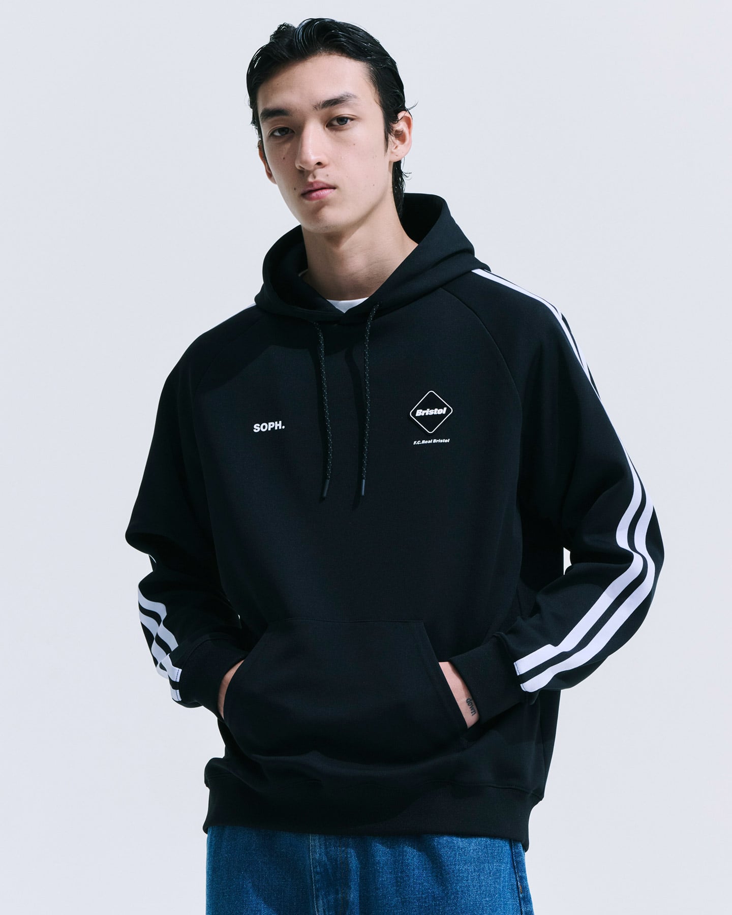 SOPH. | TRAINING TRACK HOODIE(L BLACK):