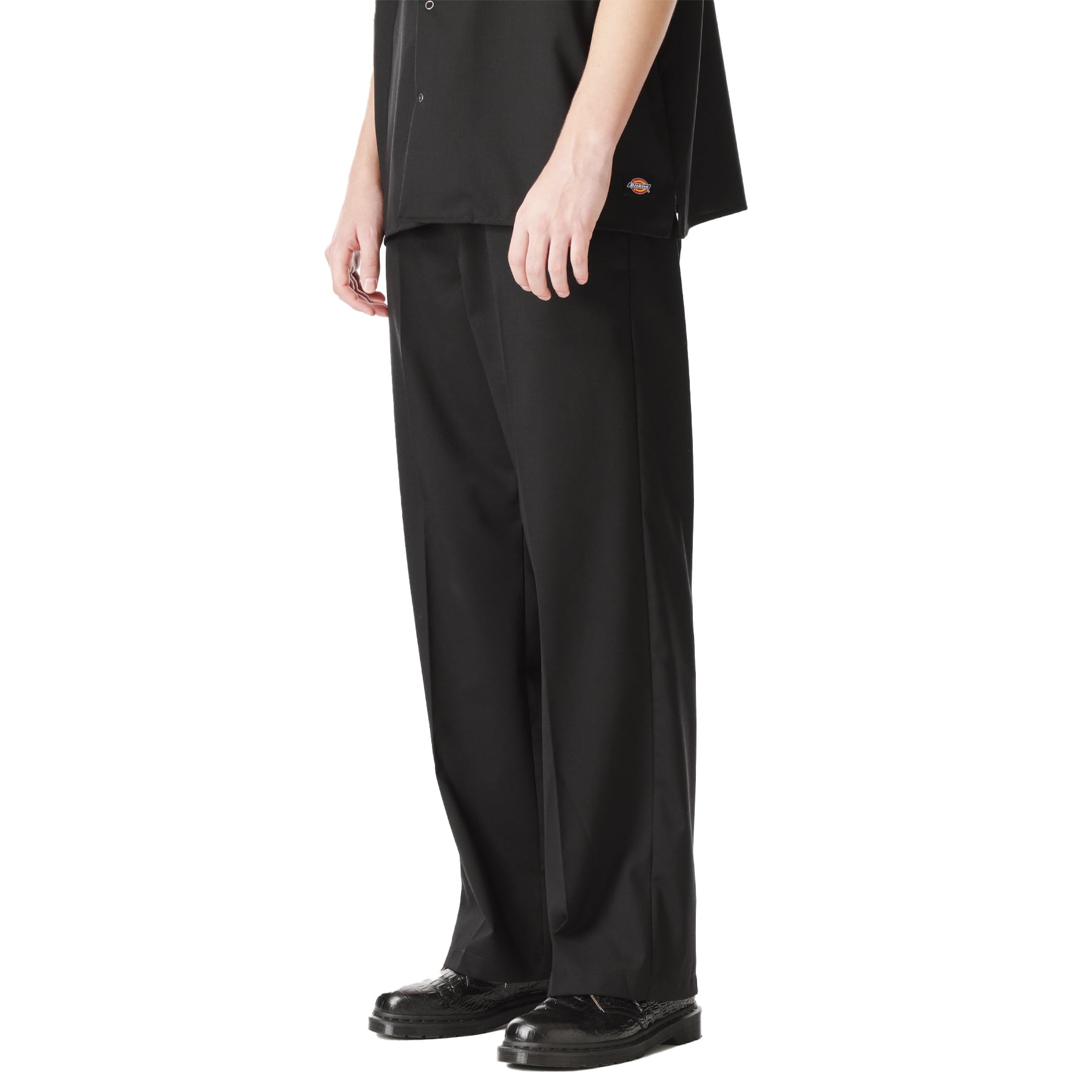 SOPH. | DICKIES SOLOTEX TROPICAL WOOL STRAIGHT PANTS(S BLACK):