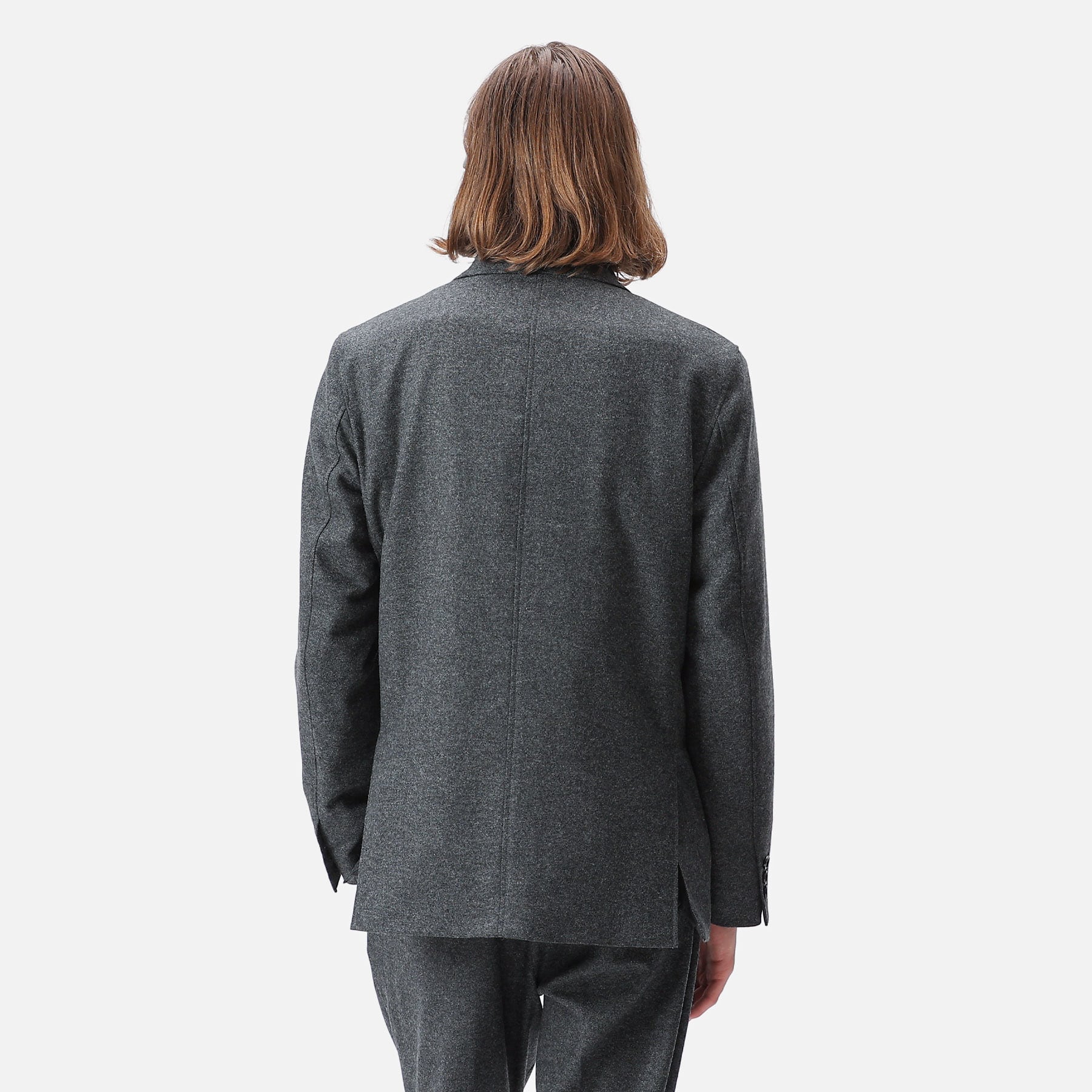 SOPH. | HOME SPUN 2BUTTON JACKET(M CHARCOAL GRAY):