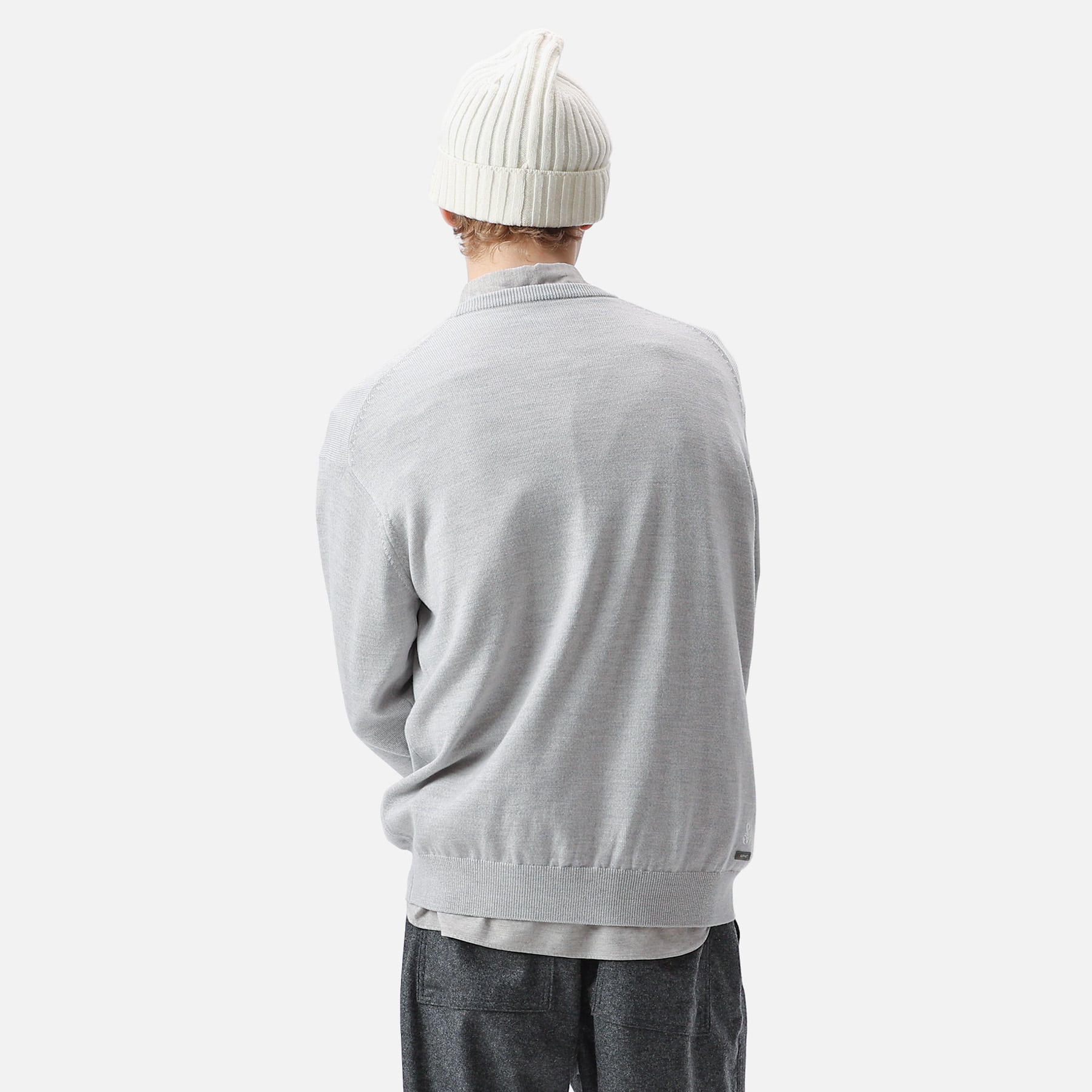 SOPH. | CREWNECK KNIT(M GRAY):